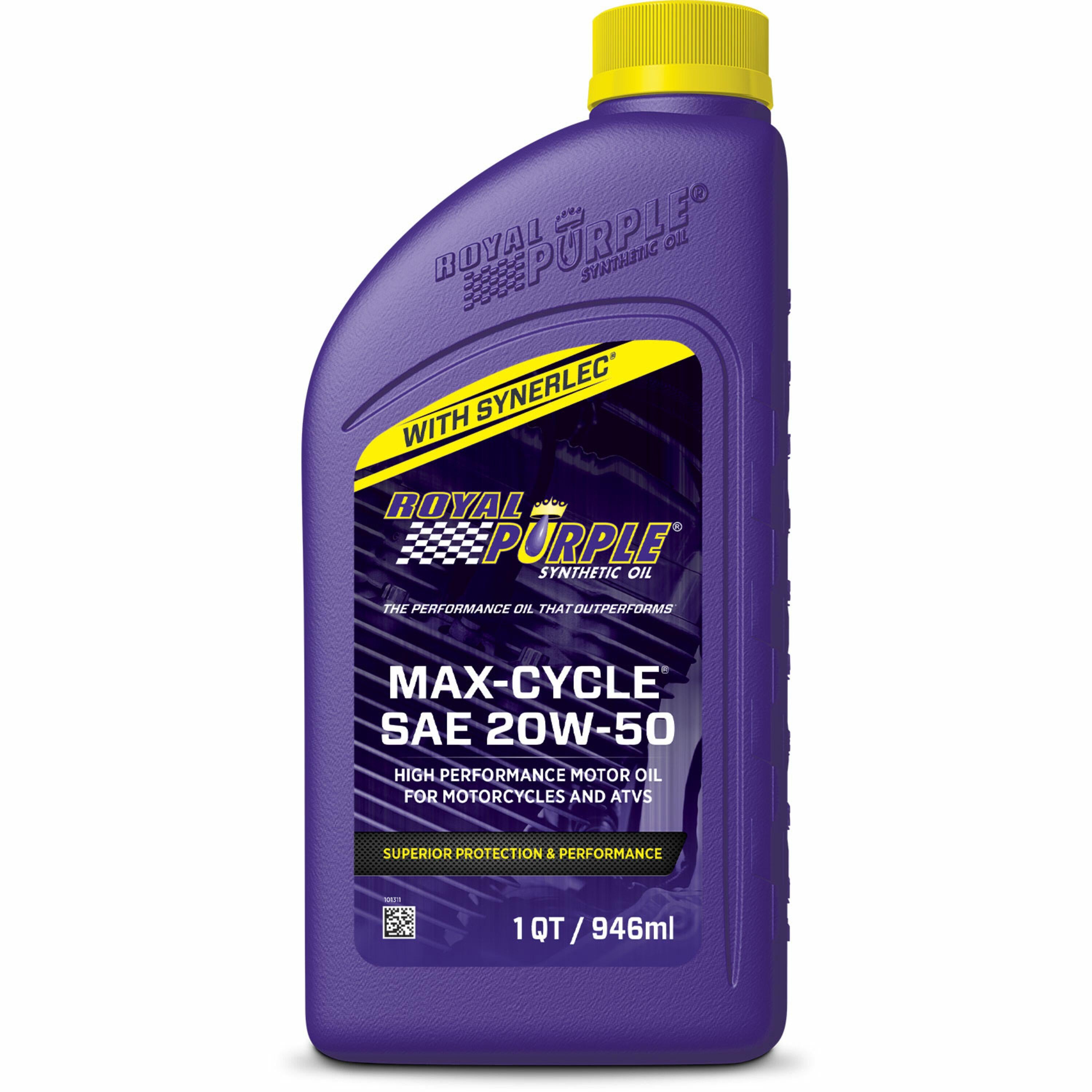 Royal Purple Max-Cycle Motorcycle Full Synthetic Engine Oil 20W-50 1 Quart