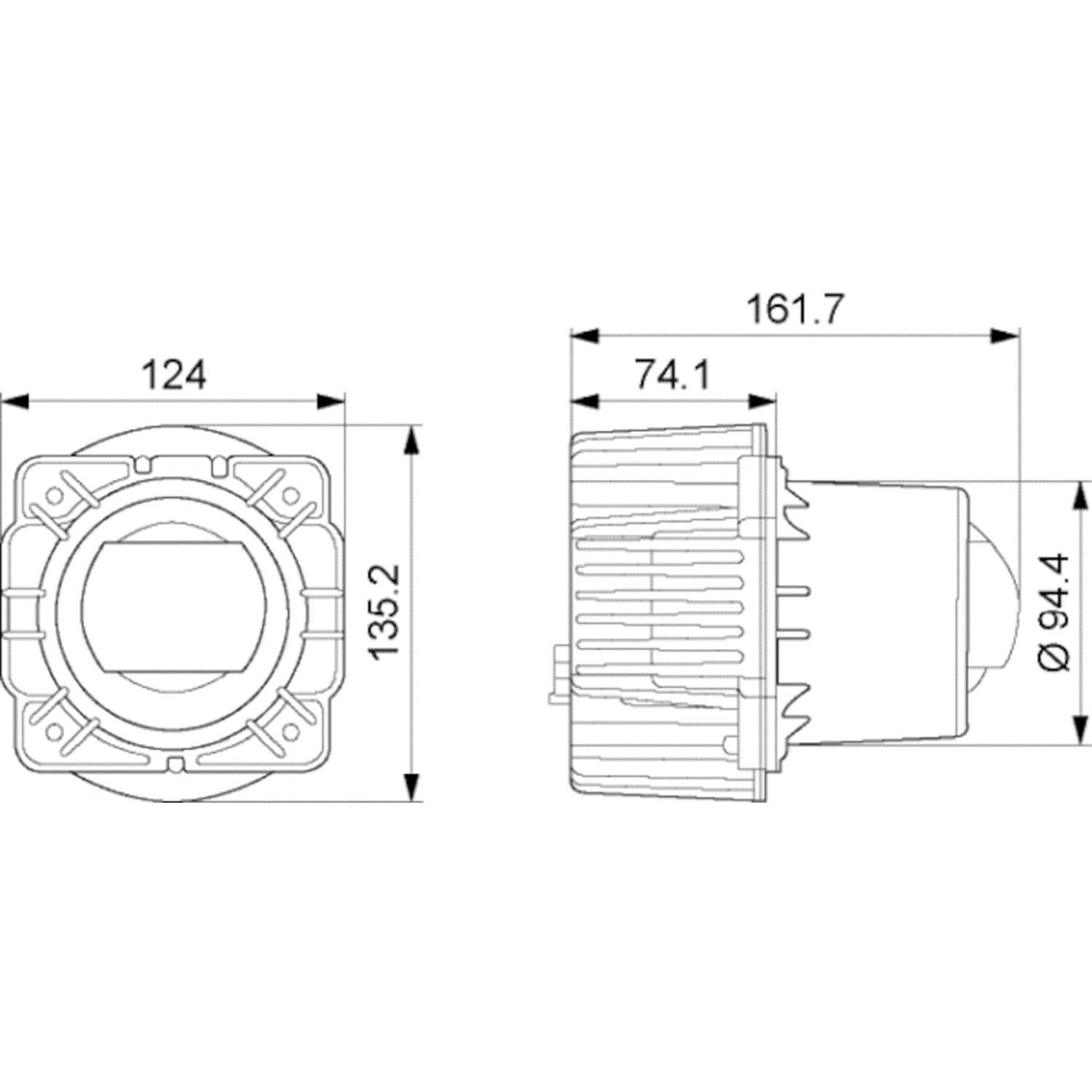 Hella Headlight 015318051