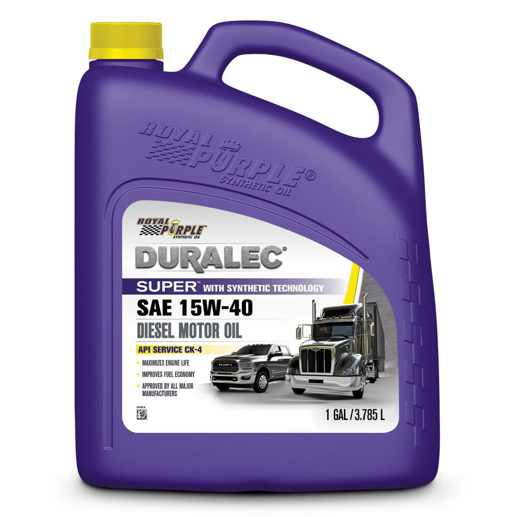 Royal Purple Duralec Super Diesel Full Synthetic Engine Oil 15W-40 1 Gallon
