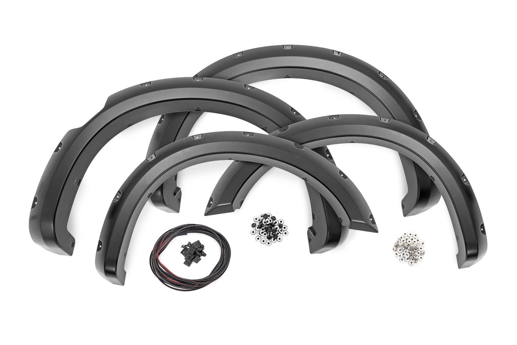 Pocket Fender Flares | KH3 Super Black | Nissan Titan 2WD/4WD (2017-2024)