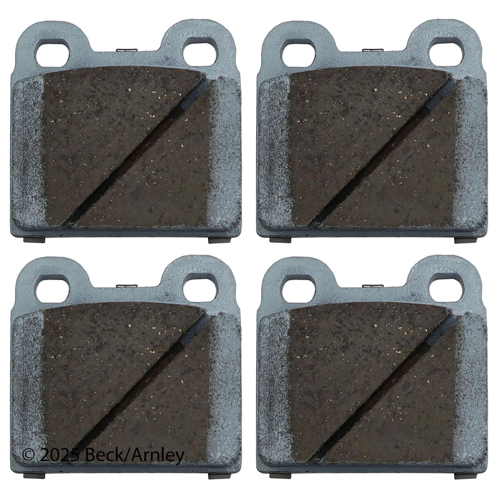 Beck / Arnley Organic Disc Brake Pad Set 085-0654