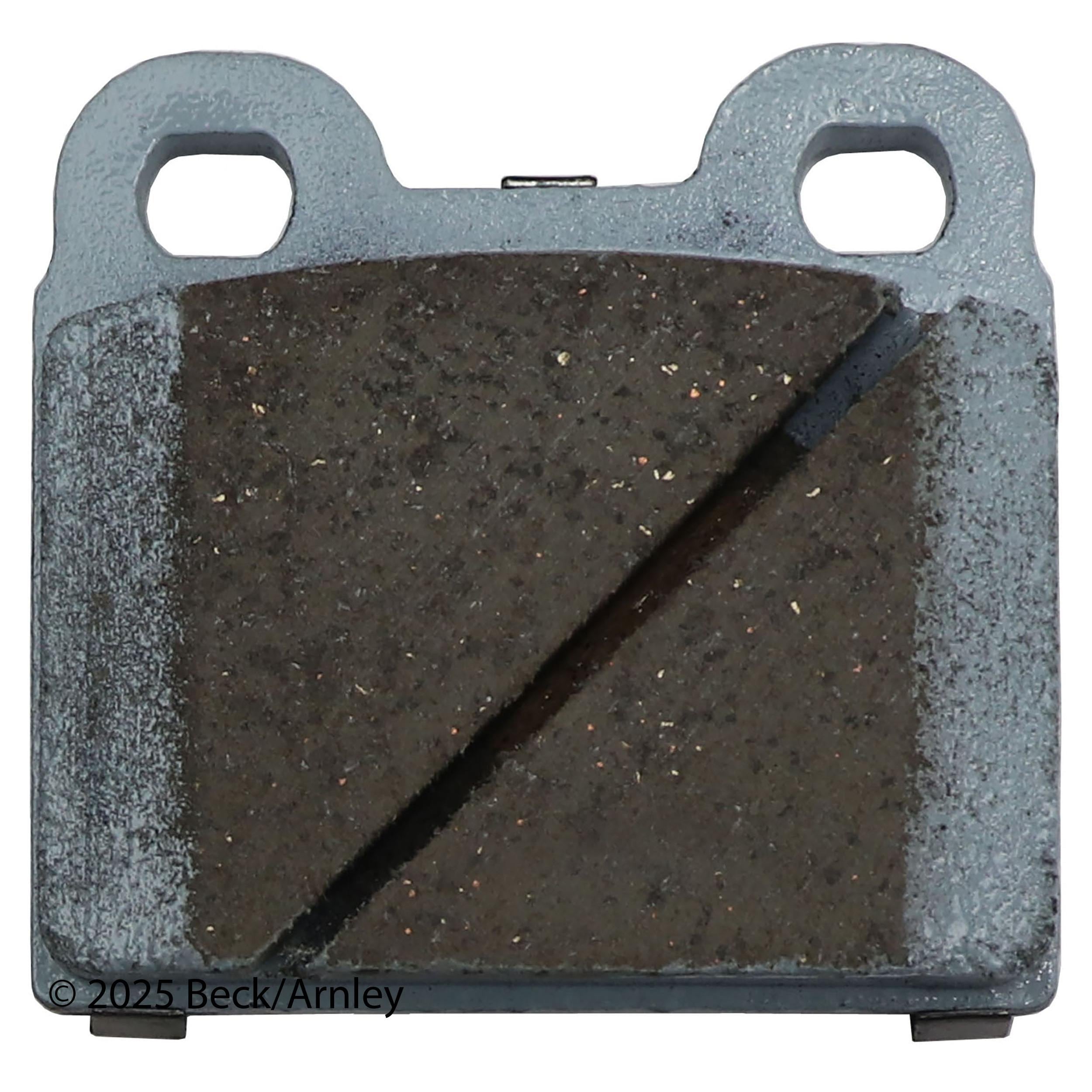 Beck / Arnley Organic Disc Brake Pad Set 085-0654