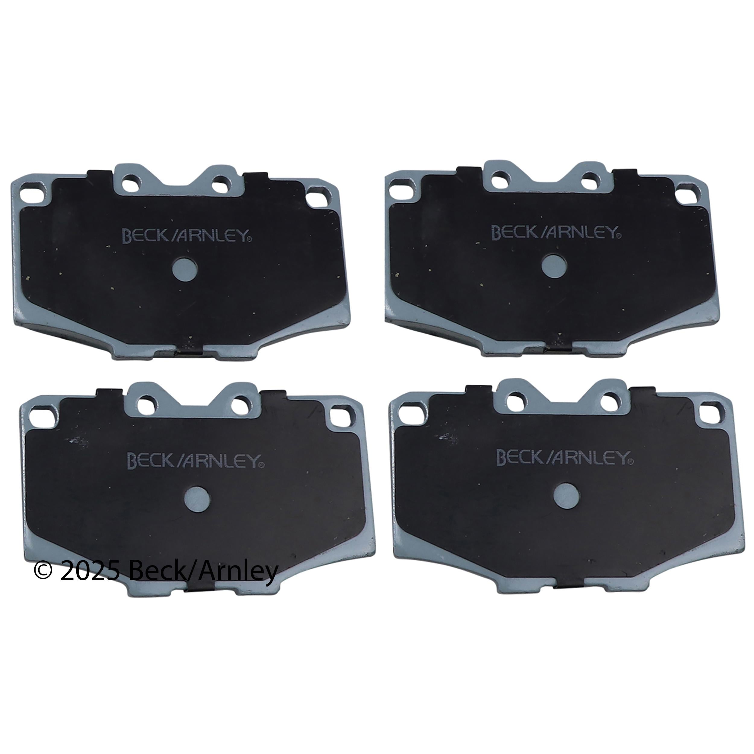 Beck / Arnley Organic Disc Brake Pad Set 085-0852