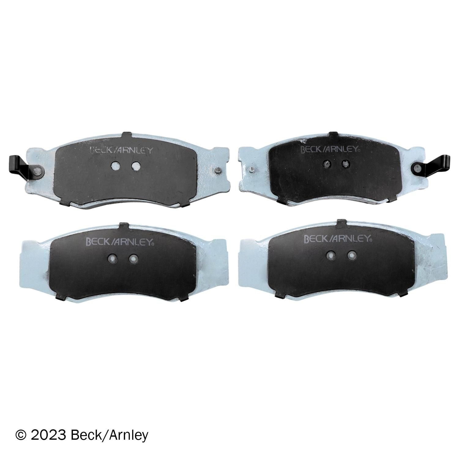 Beck / Arnley Semi - Metallic Brake Pads 085-1246