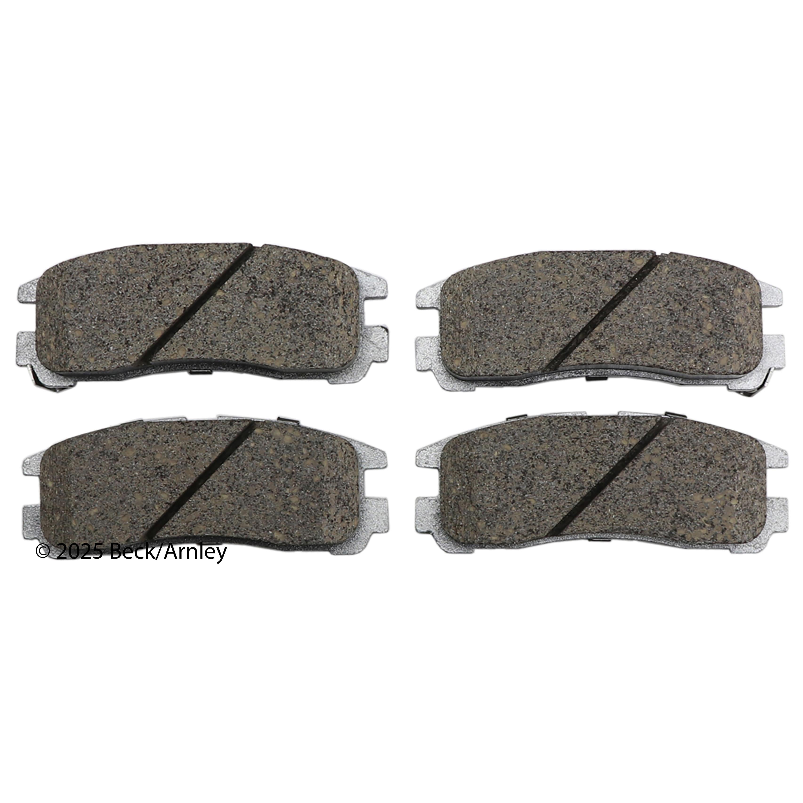 Beck / Arnley Ceramic Disc Brake Pad Set 085-1341