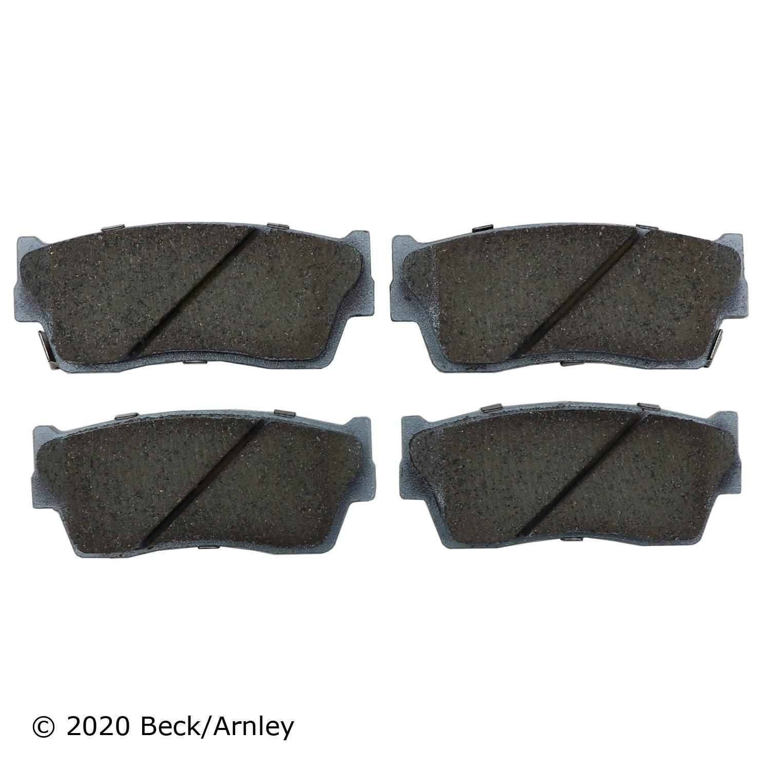Beck / Arnley Organic Disc Brake Pad Set 085-1369