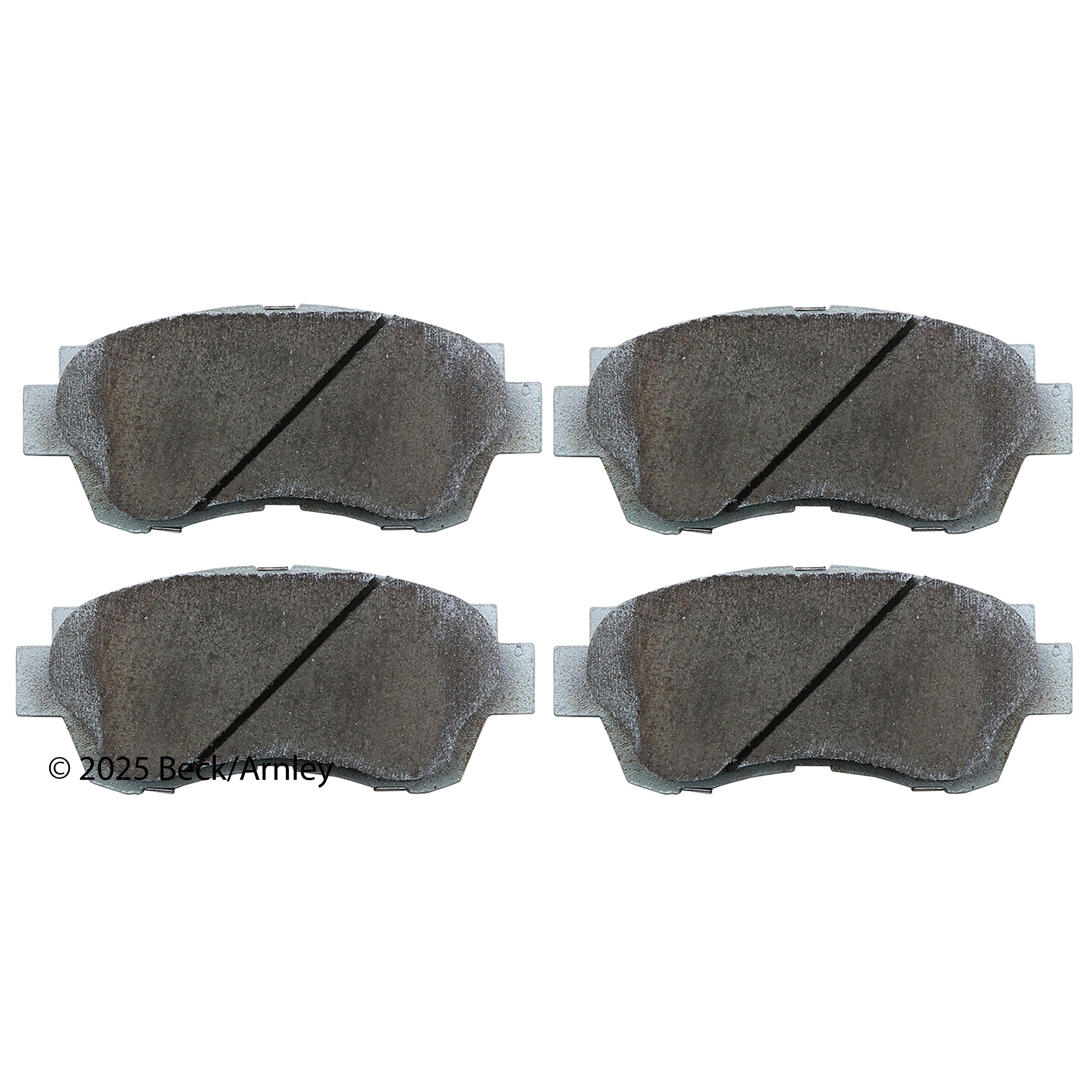 Beck / Arnley Ceramic Disc Brake Pad Set 085-1379
