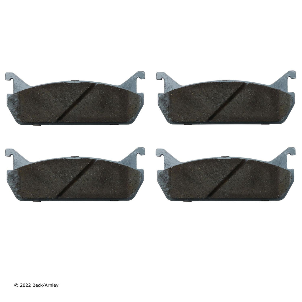 Beck / Arnley Organic Brake Pads 085-1389