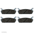 Beck / Arnley Organic Brake Pads 085-1389