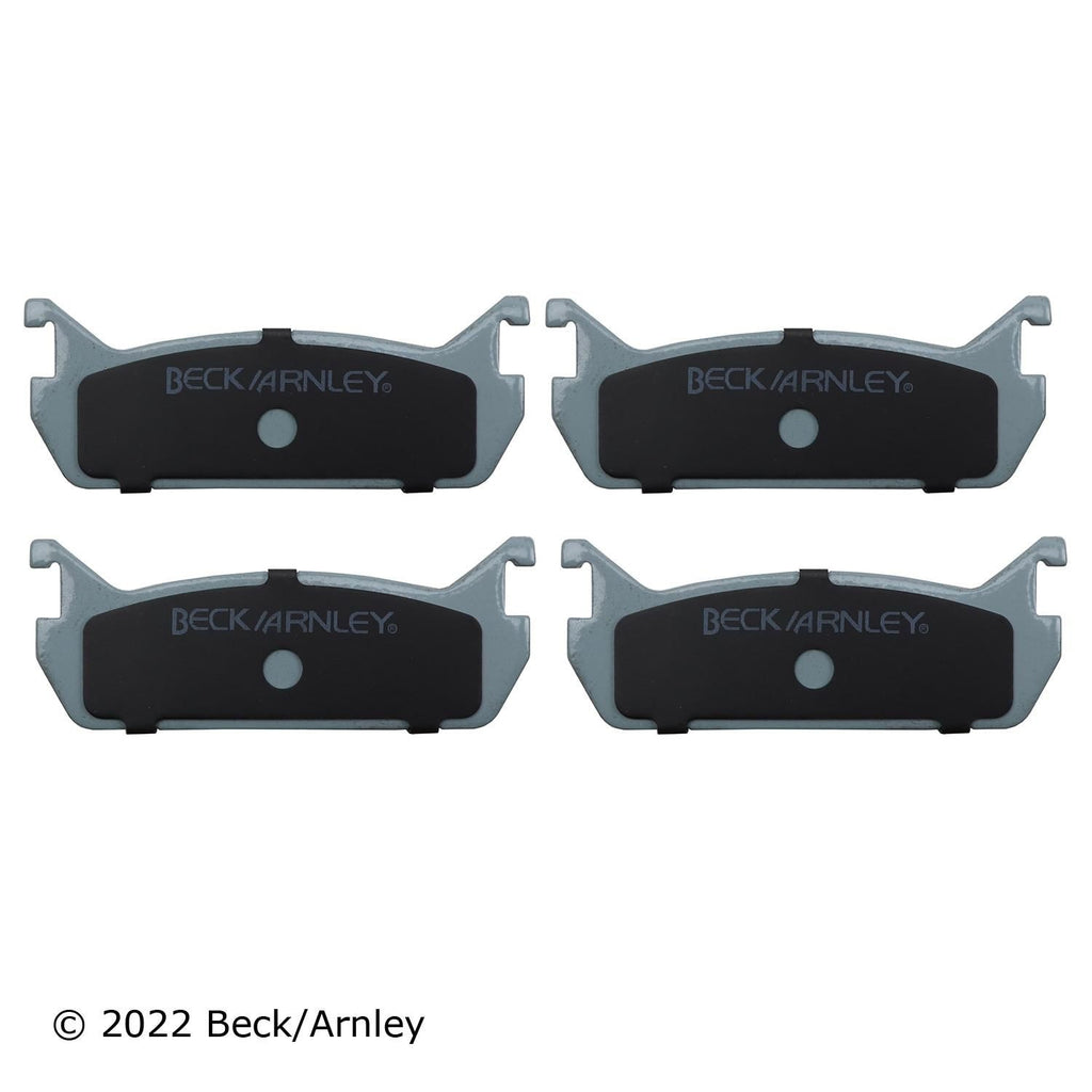 Beck / Arnley Organic Brake Pads 085-1389