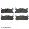Beck / Arnley Organic Disc Brake Pad Set 085-1505