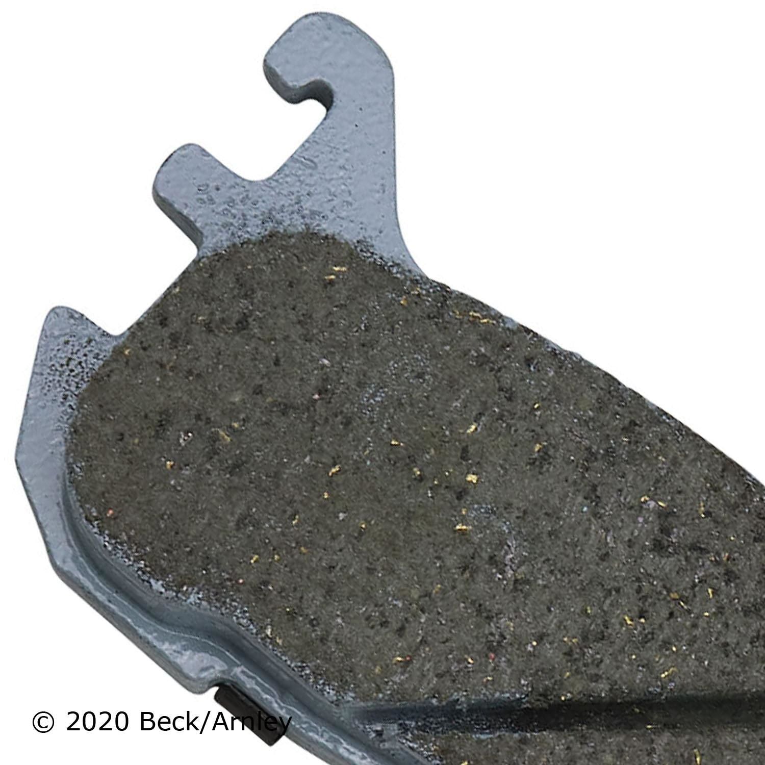 Beck / Arnley Organic Disc Brake Pad Set 085-1505