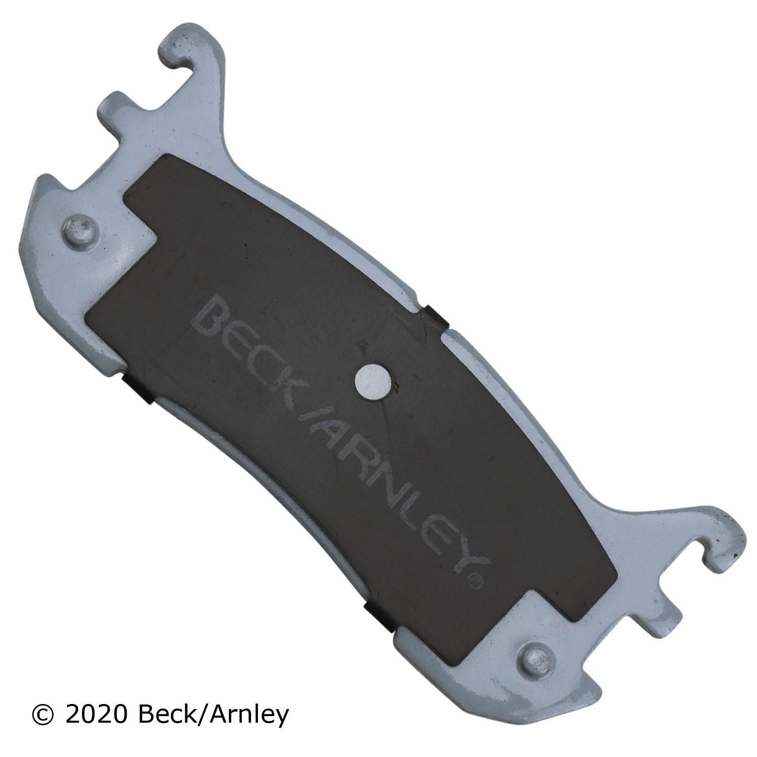 Beck / Arnley Organic Disc Brake Pad Set 085-1505