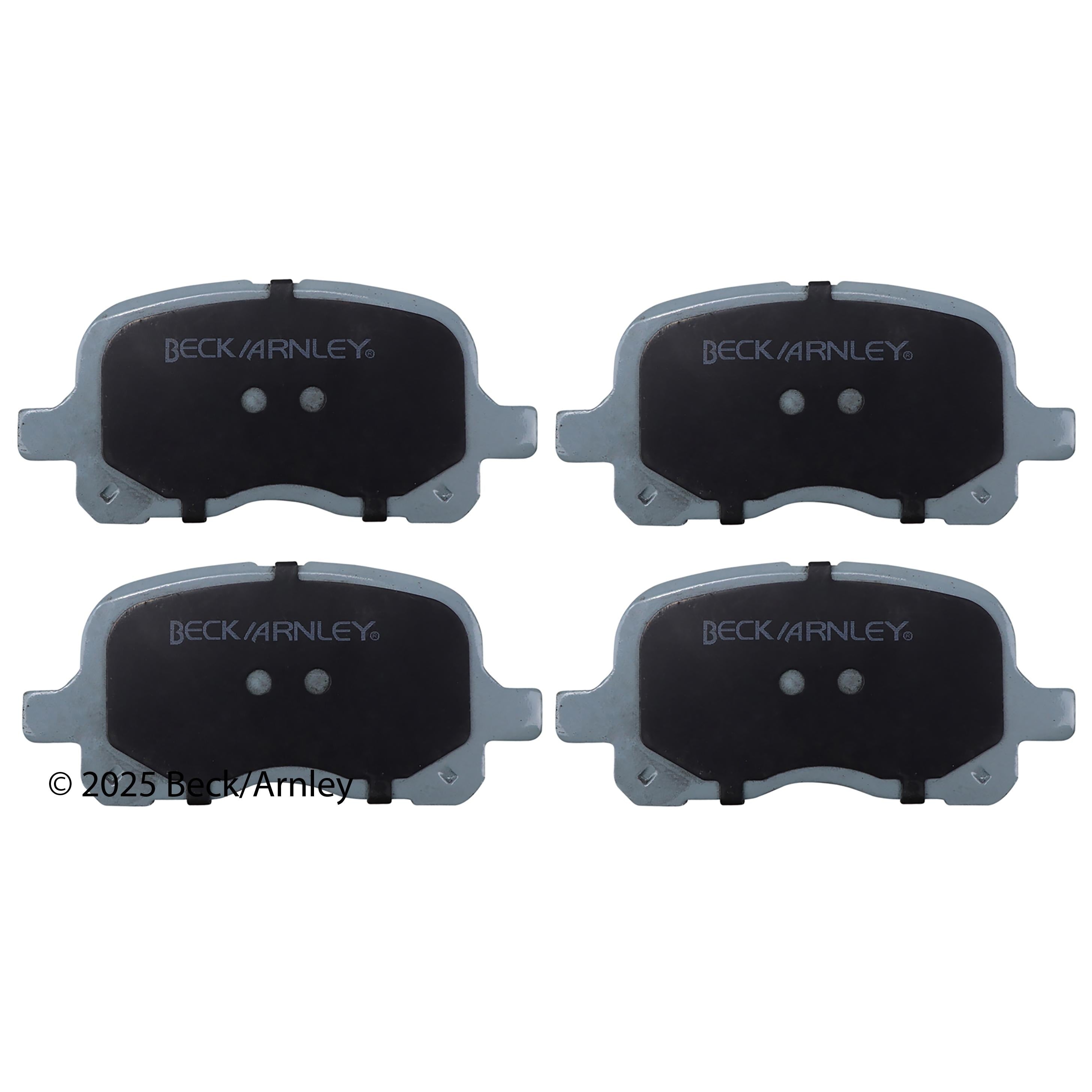 Beck / Arnley Ceramic Disc Brake Pad Set 085-1553
