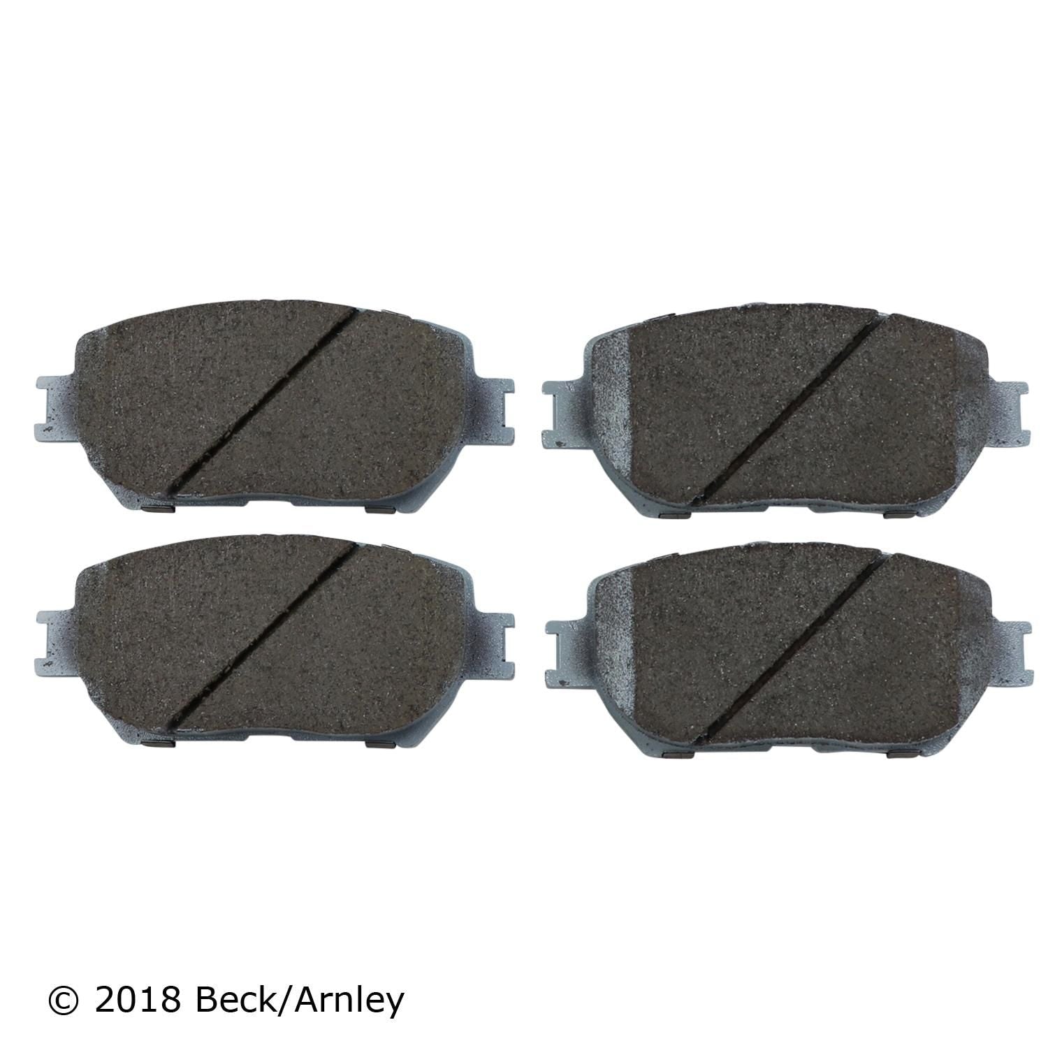 Beck / Arnley Ceramic Disc Brake Pad Set 085-1657