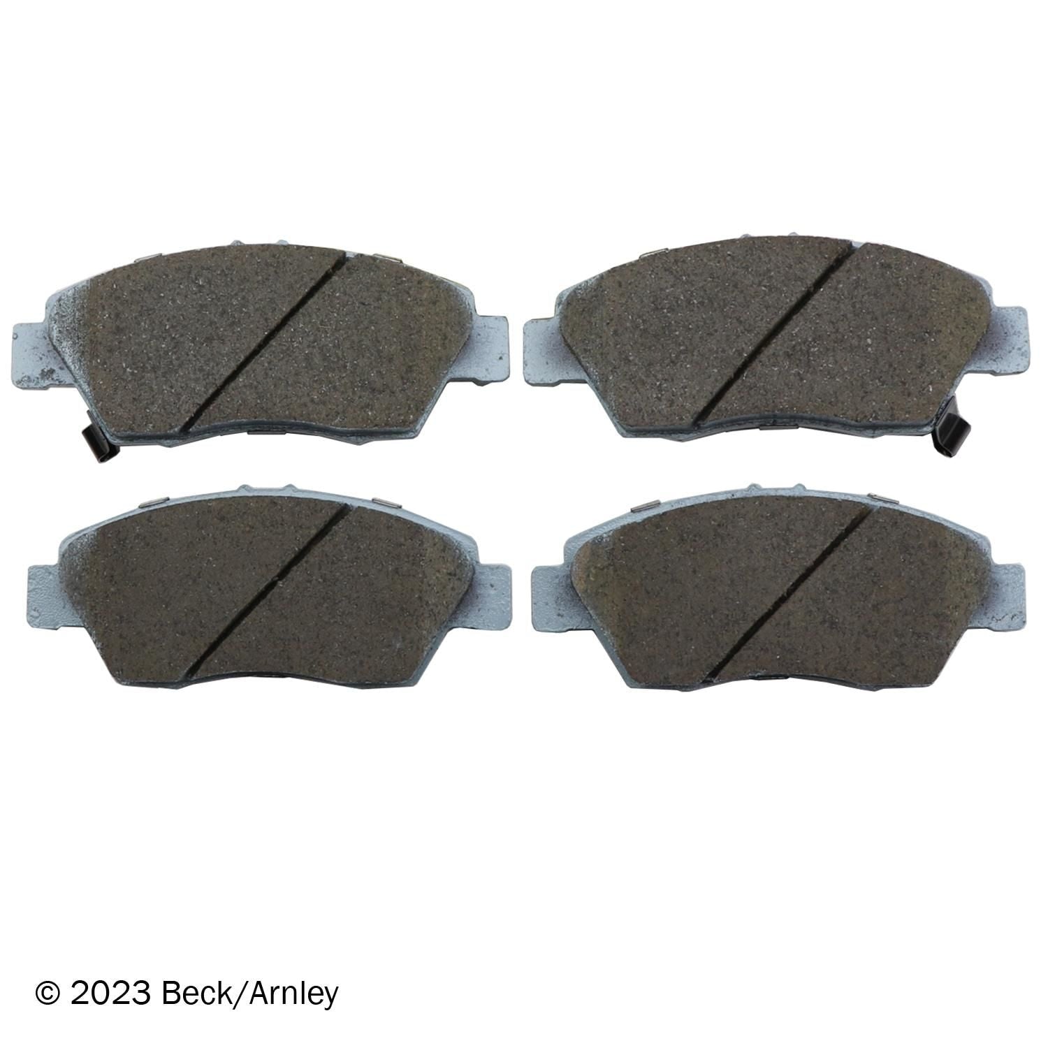 Beck / Arnley Ceramic Disc Brake Pad Set 085-1693