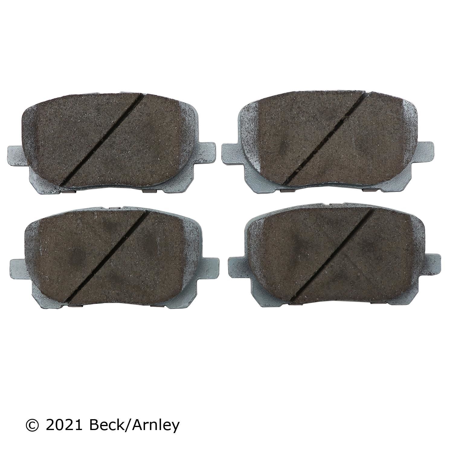 Beck / Arnley Ceramic Disc Brake Pad Set 085-1697