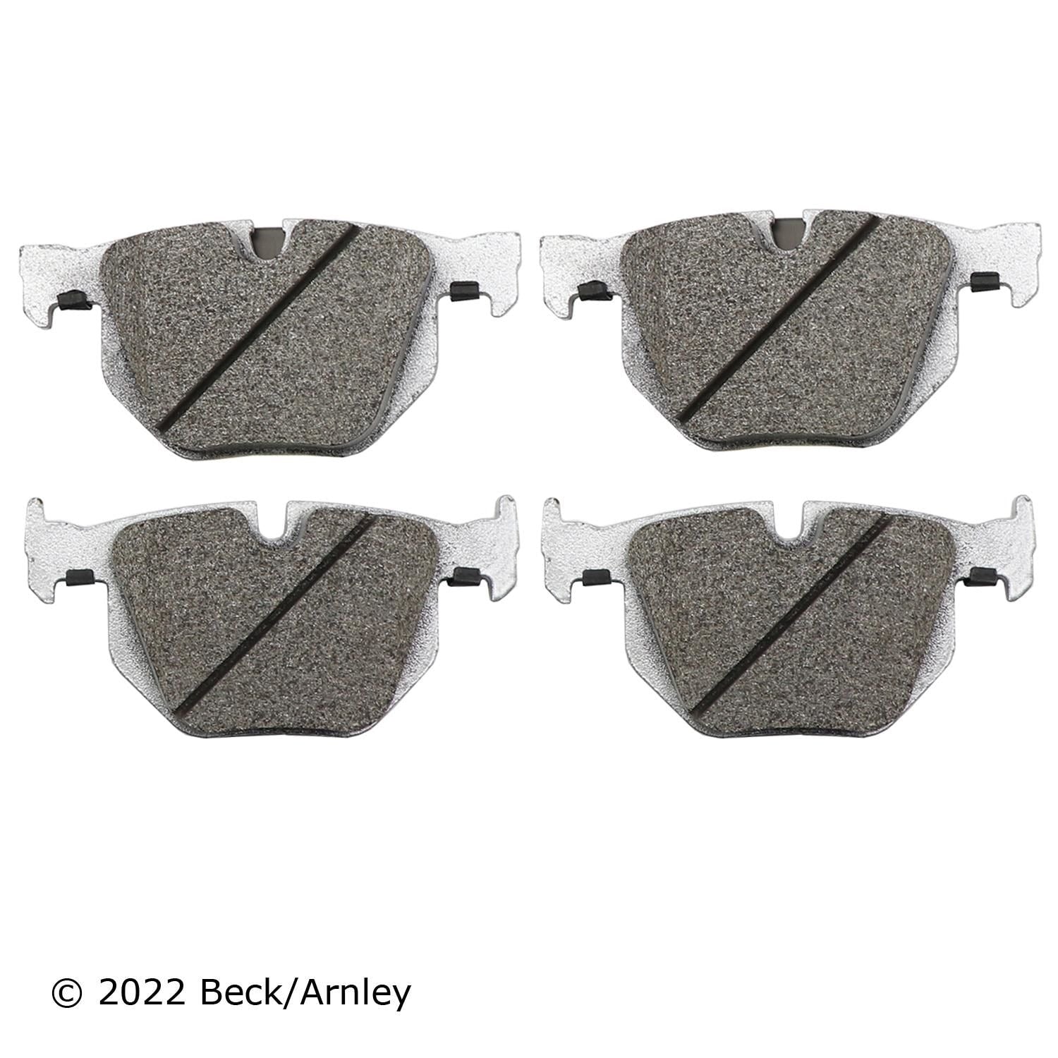 Beck / Arnley Semi - metallic Disc Brake Pad Set 085-1820