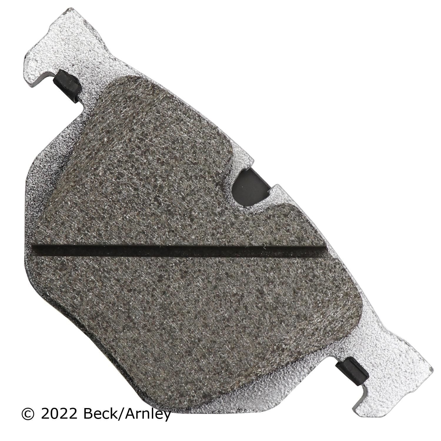 Beck / Arnley Semi - metallic Disc Brake Pad Set 085-1820