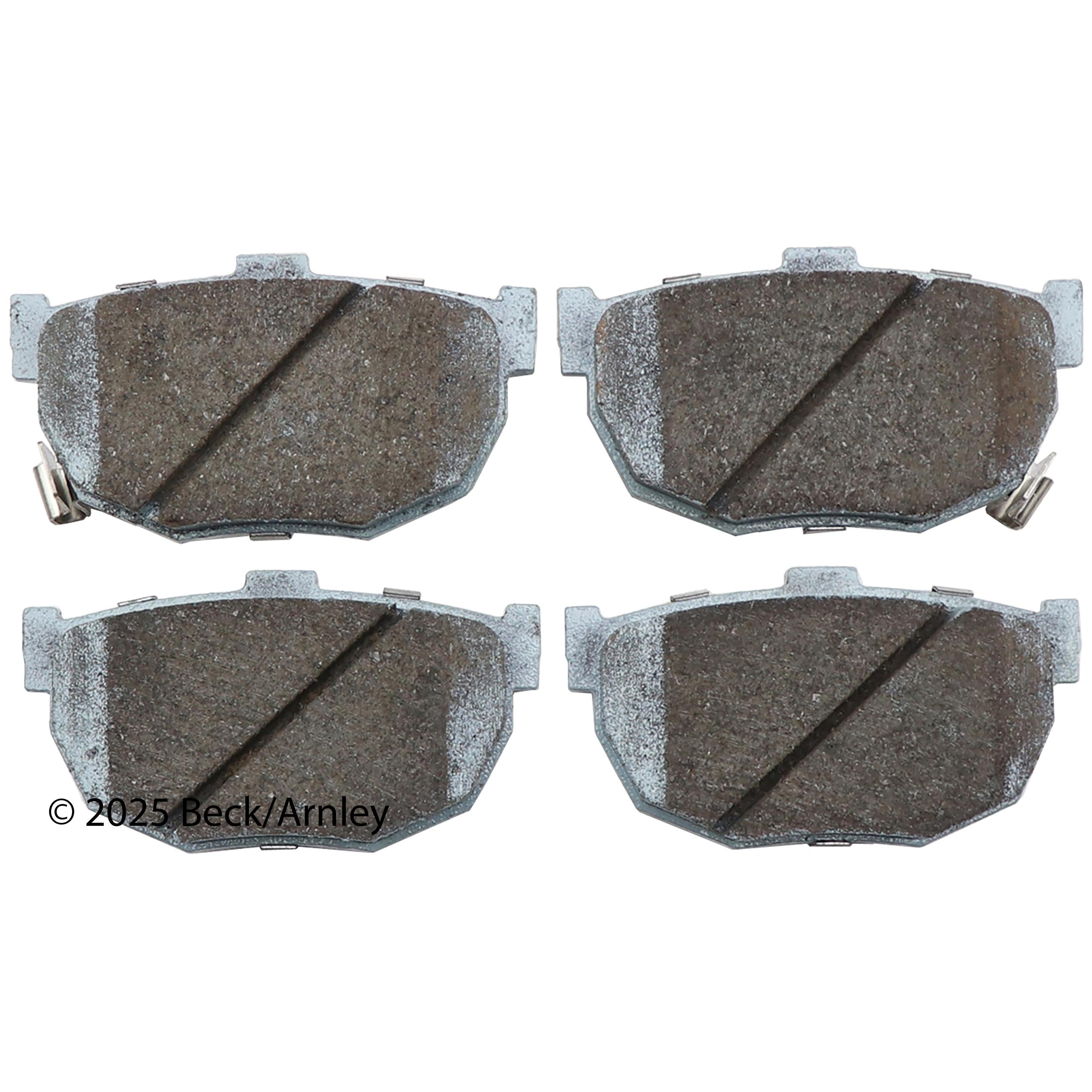 Beck / Arnley Ceramic Disc Brake Pad Set 085-1823