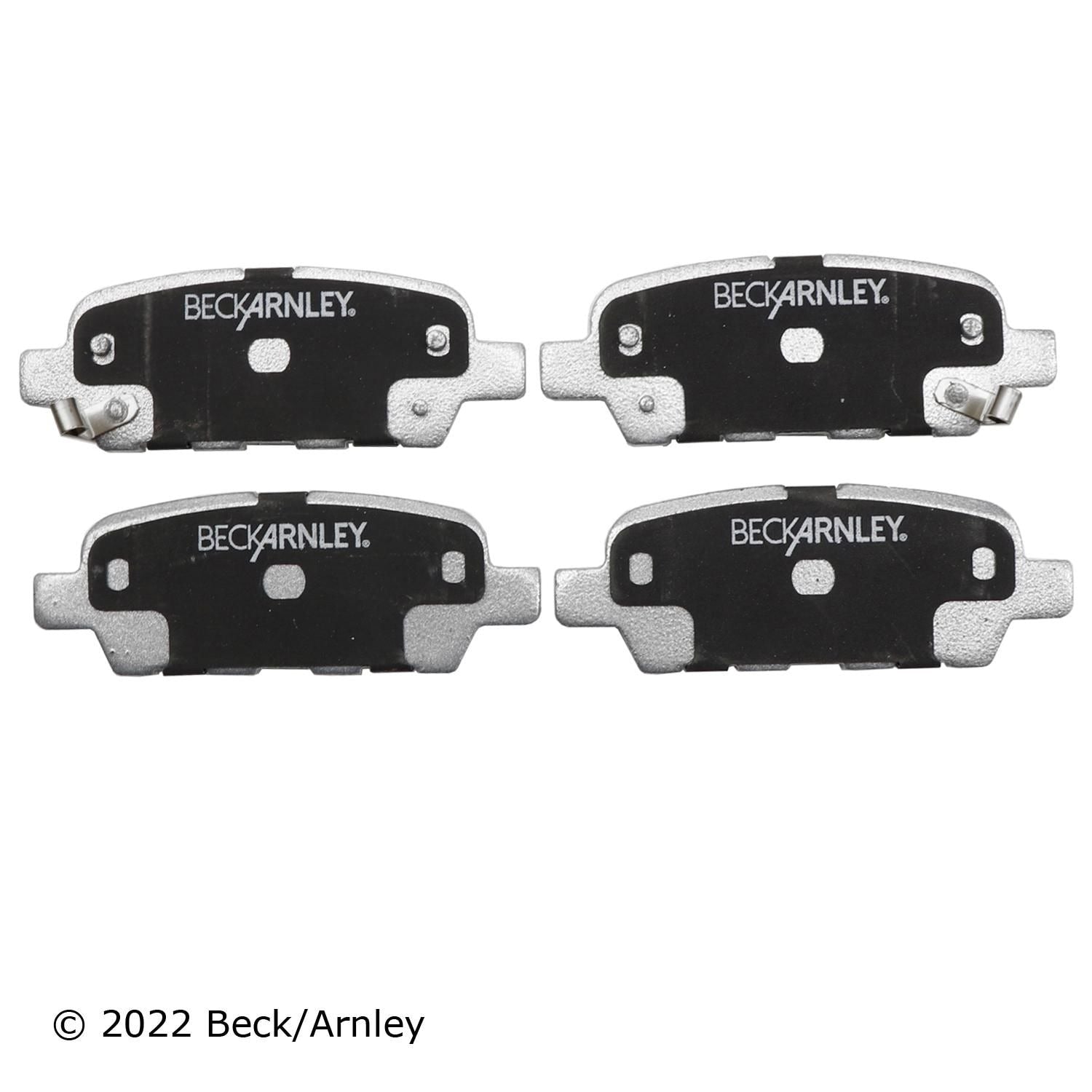 Beck / Arnley Ceramic Disc Brake Pad Set 085-1832