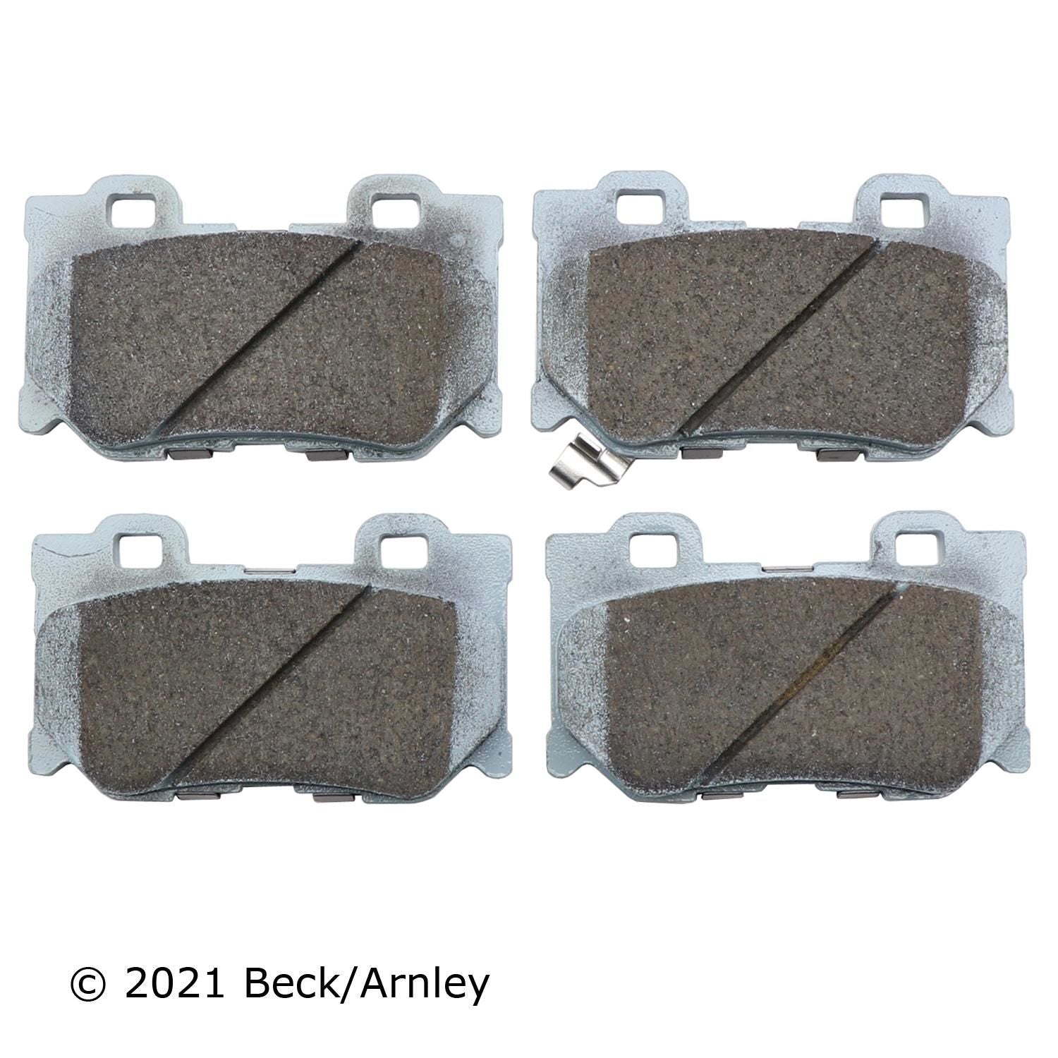 Beck / Arnley Ceramic Disc Brake Pad Set 085-1908