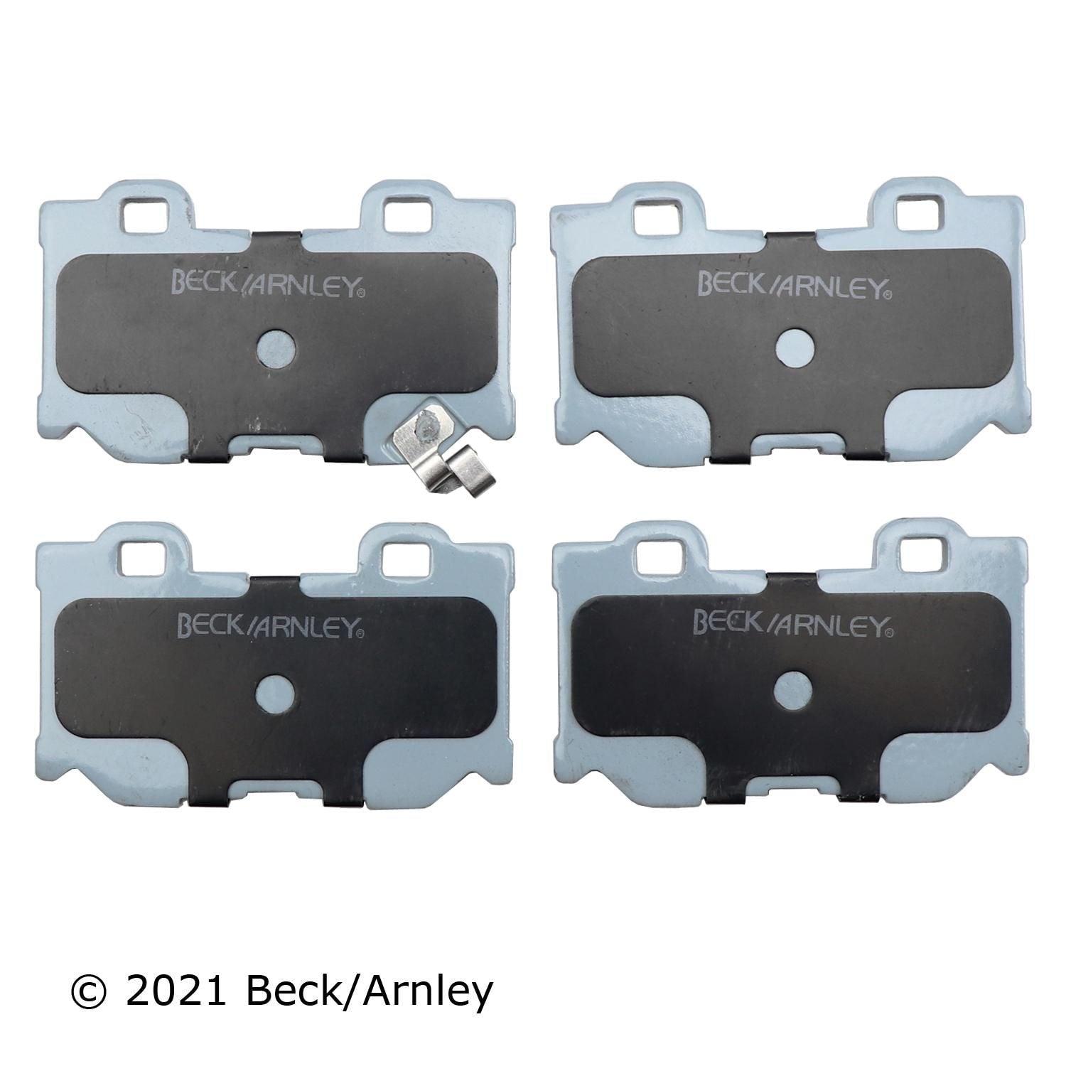 Beck / Arnley Ceramic Disc Brake Pad Set 085-1908