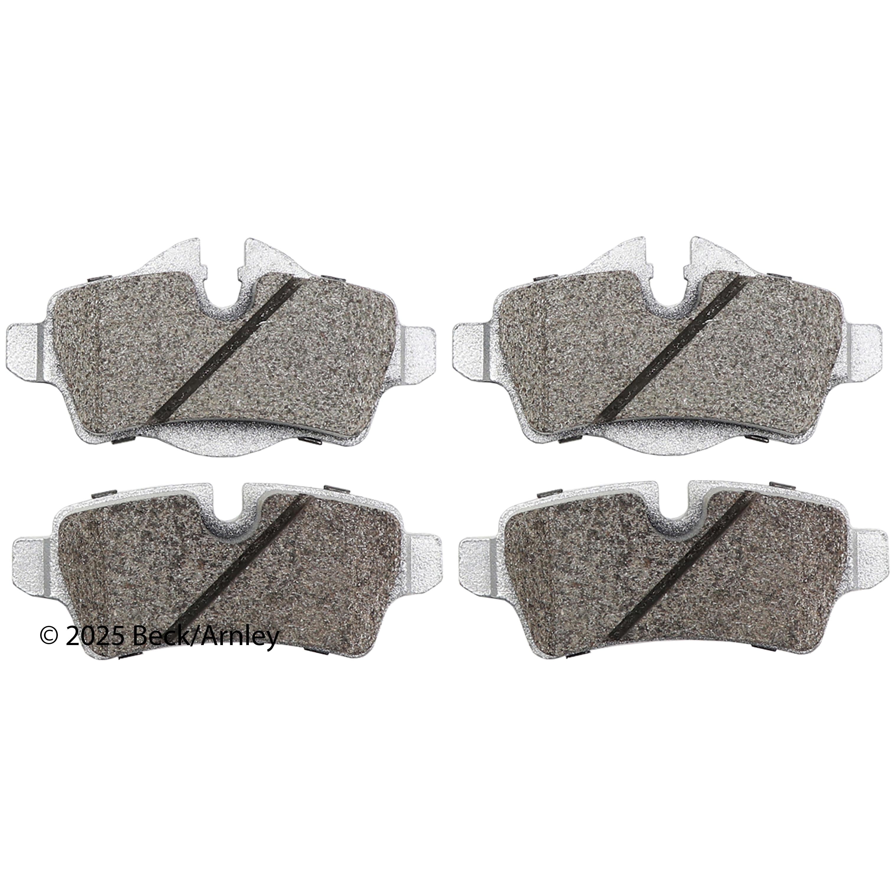 Beck / Arnley Semi - Metallic Brake Pads 085-1921