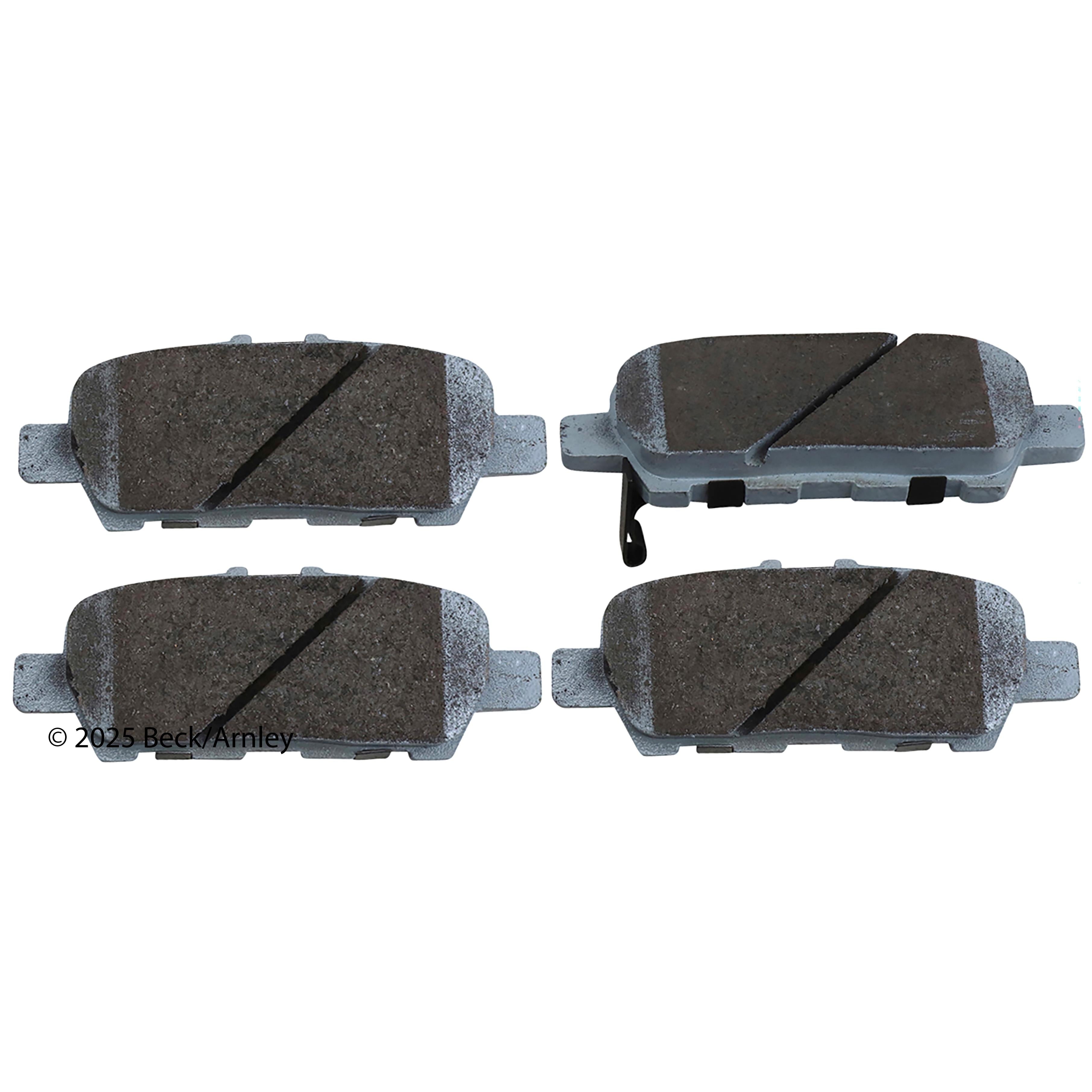 Beck / Arnley Ceramic Disc Brake Pad Set 085-1933