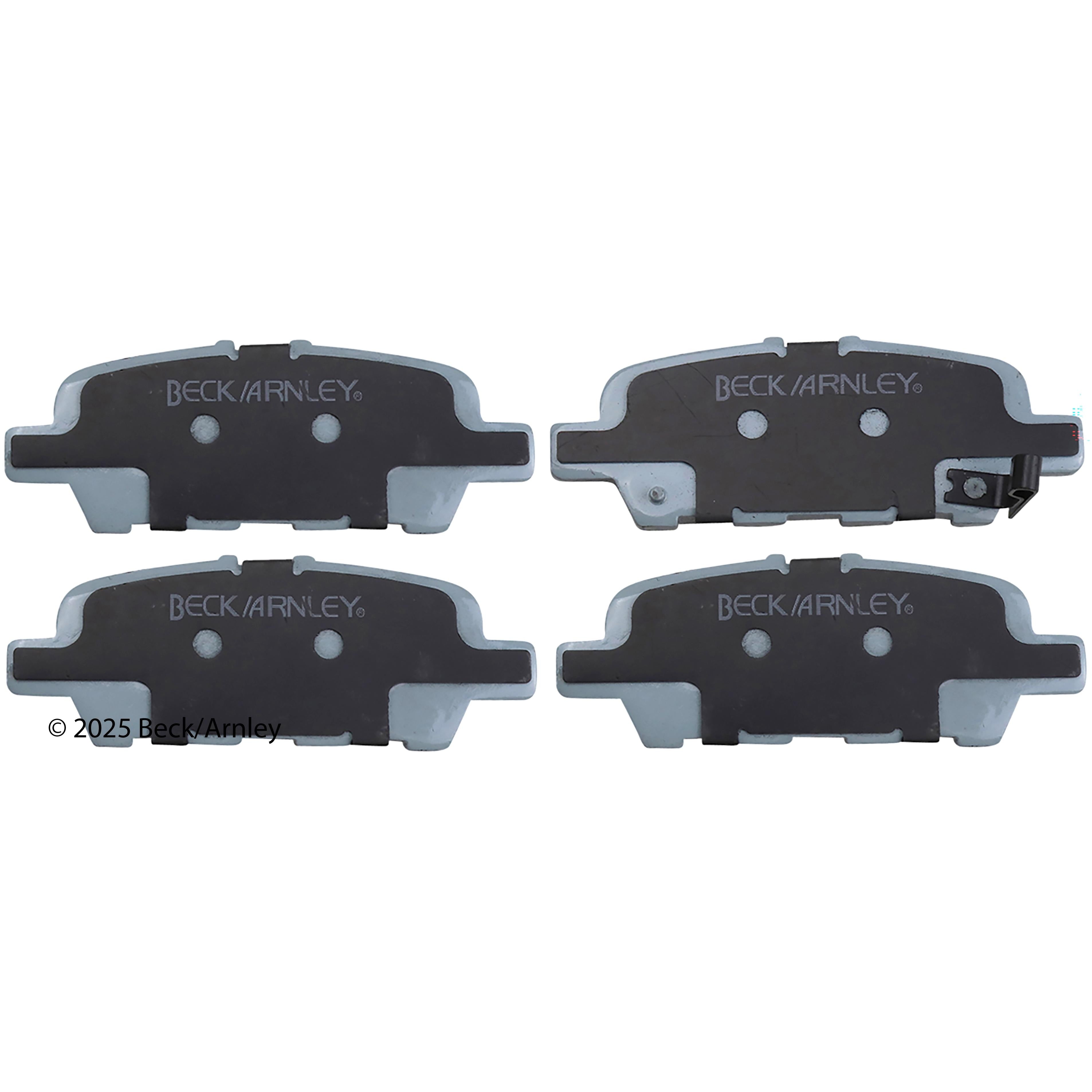 Beck / Arnley Ceramic Disc Brake Pad Set 085-1933