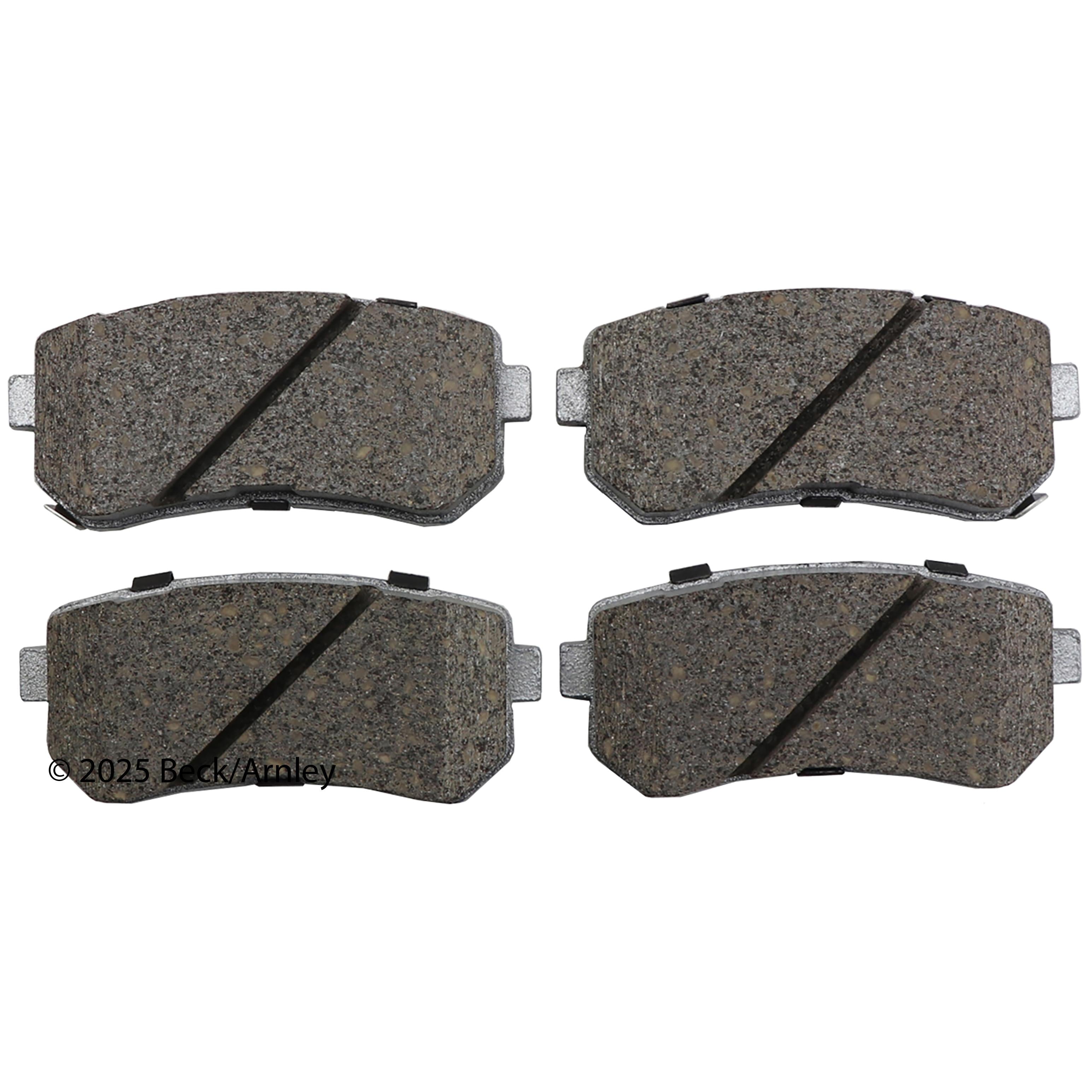 Beck / Arnley Ceramic Brake Pads 085-1988