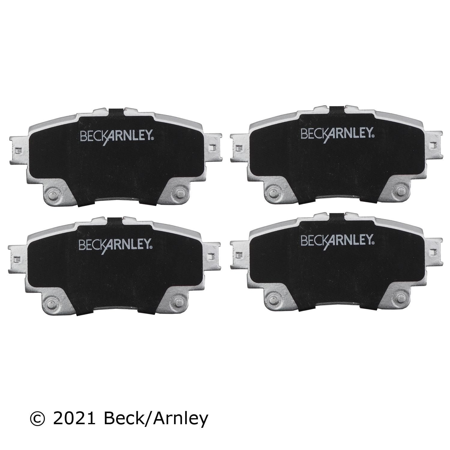 Beck / Arnley Ceramic Disc Brake Pad Set 085-2109