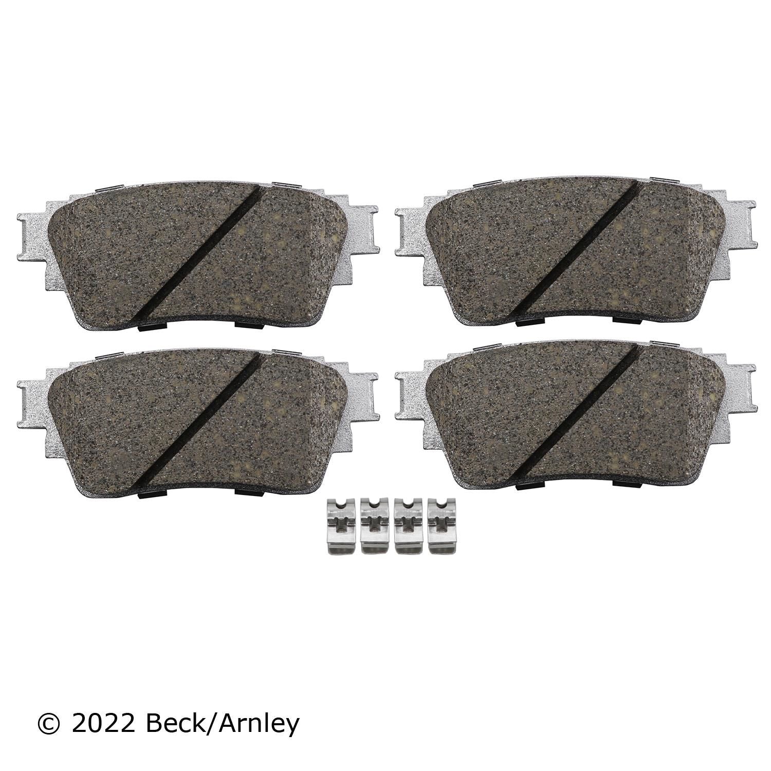Beck / Arnley Ceramic Disc Brake Pad Set 085-2112