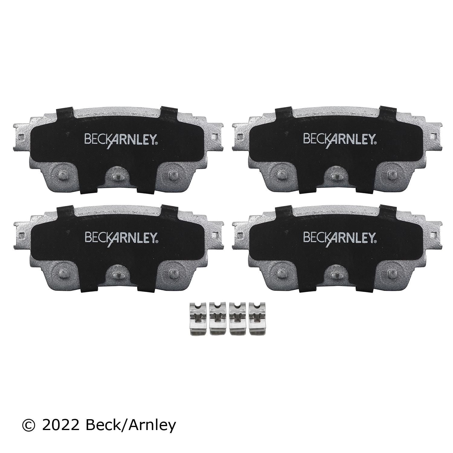 Beck / Arnley Ceramic Disc Brake Pad Set 085-2112