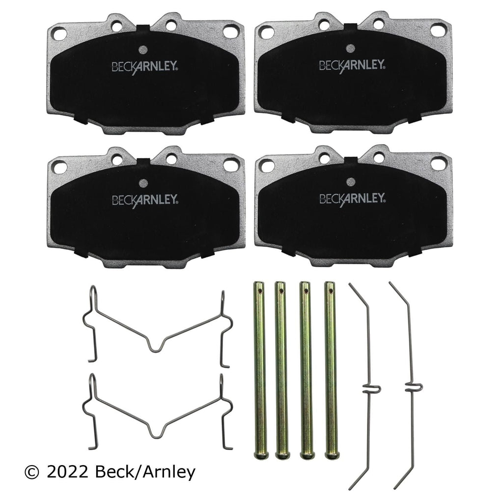Beck / Arnley Organic Disc Brake Pad Set 085-5852