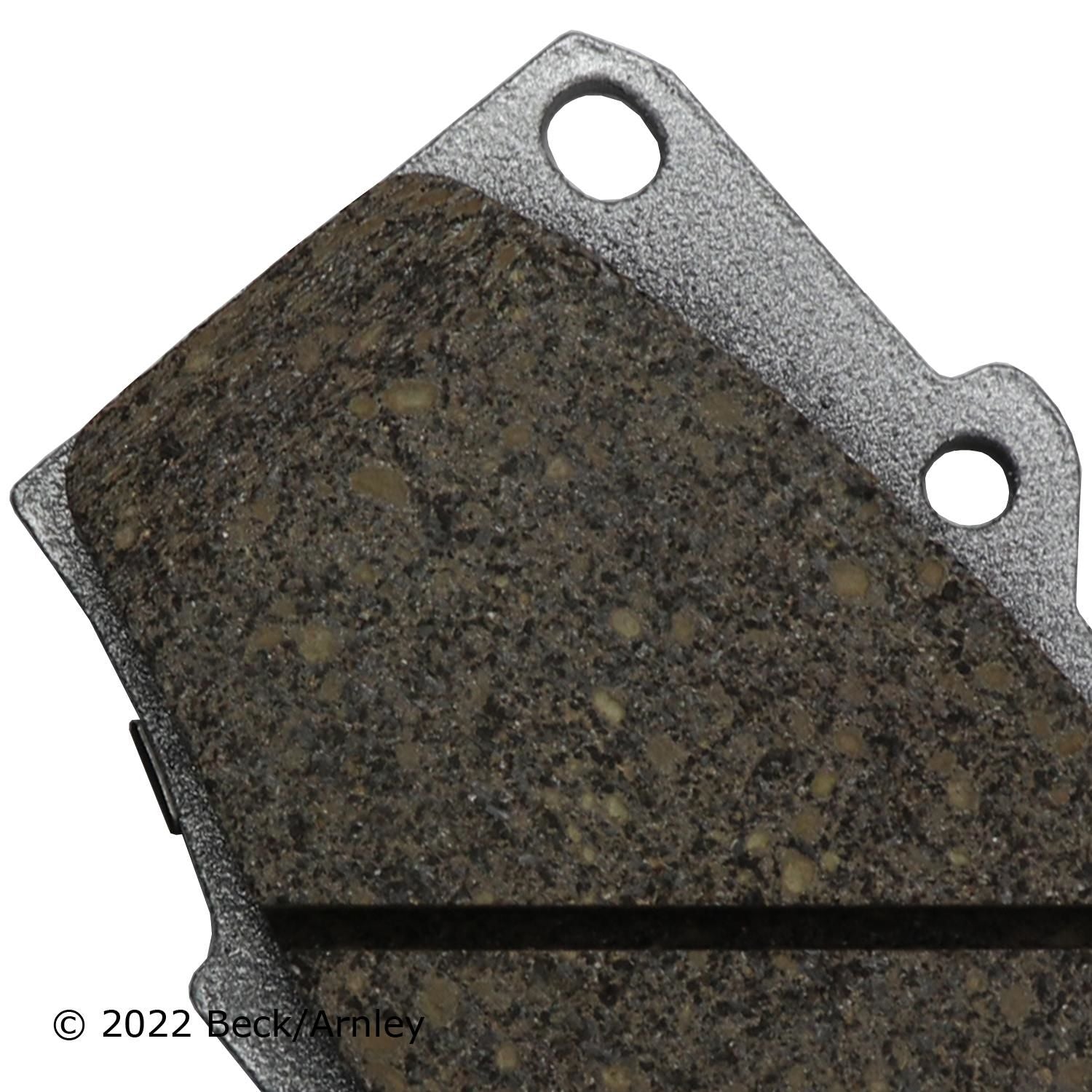 Beck / Arnley Organic Disc Brake Pad Set 085-5852