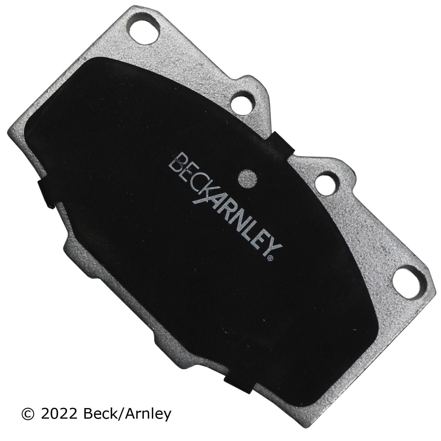 Beck / Arnley Organic Disc Brake Pad Set 085-5852