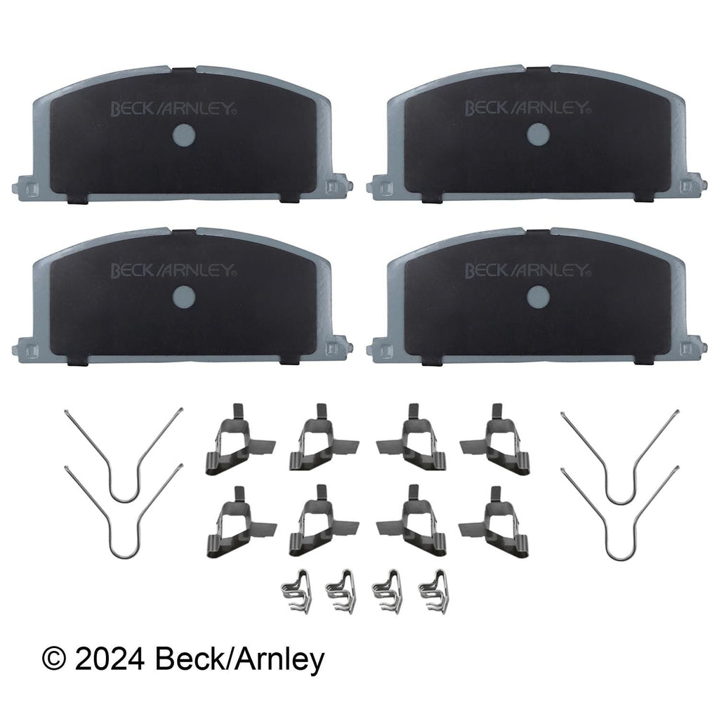 Beck / Arnley Ceramic Disc Brake Pad Set 085-6220