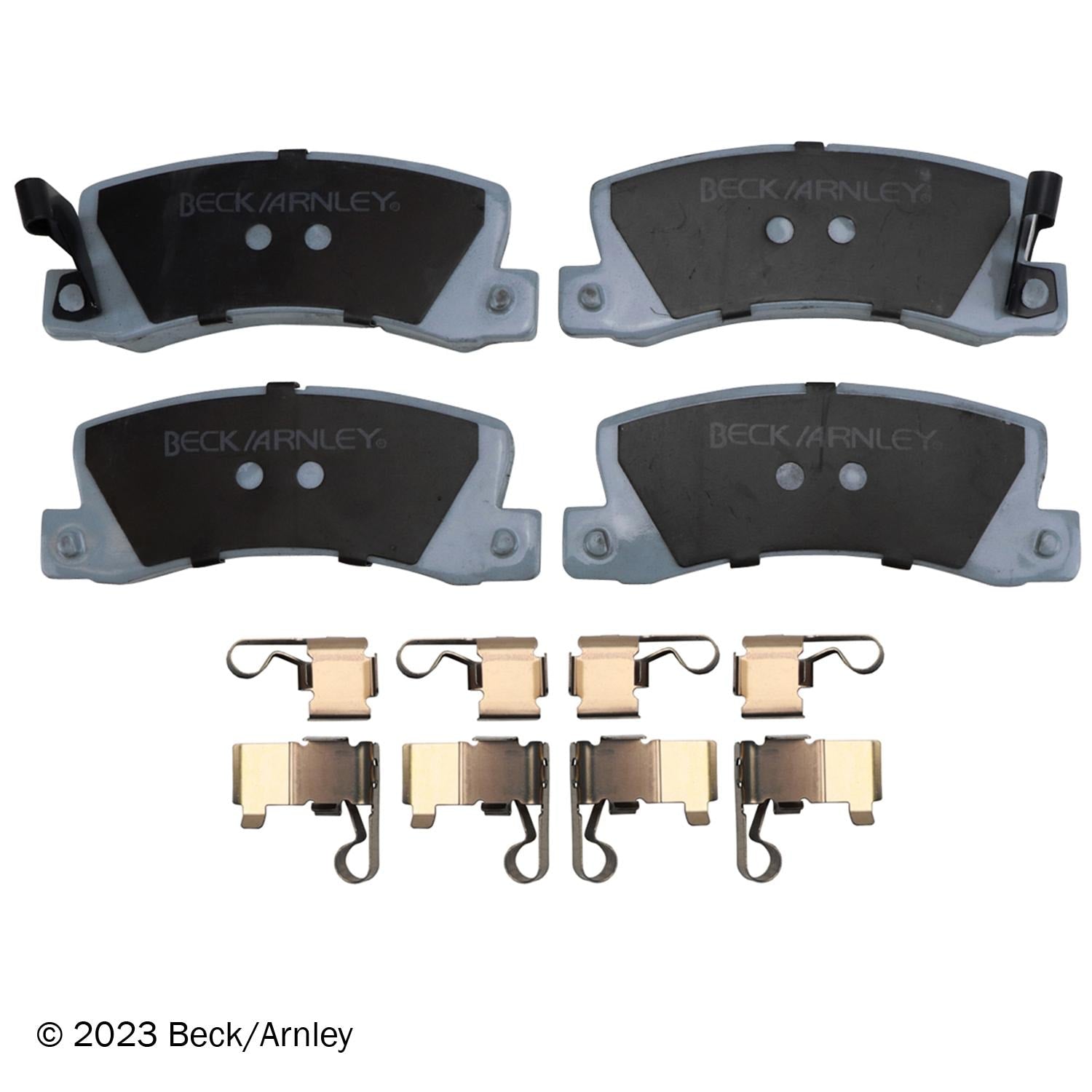 Beck / Arnley Ceramic Disc Brake Pad Set 085-6311