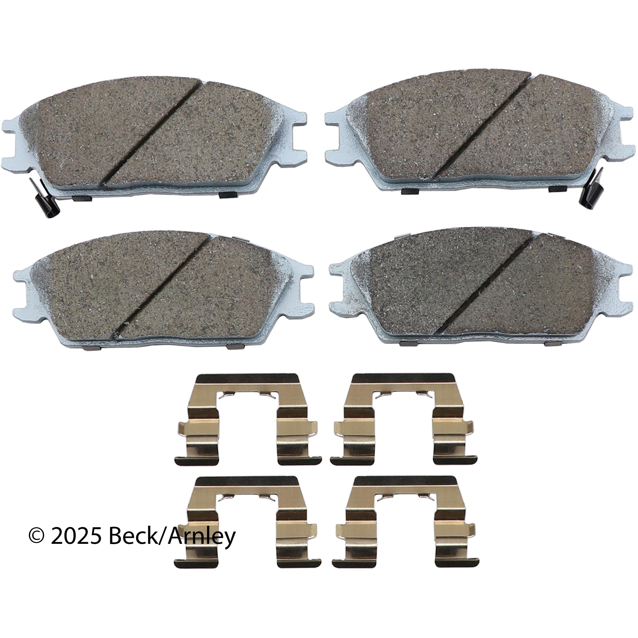 Beck / Arnley Ceramic Disc Brake Pad Set 085-6337
