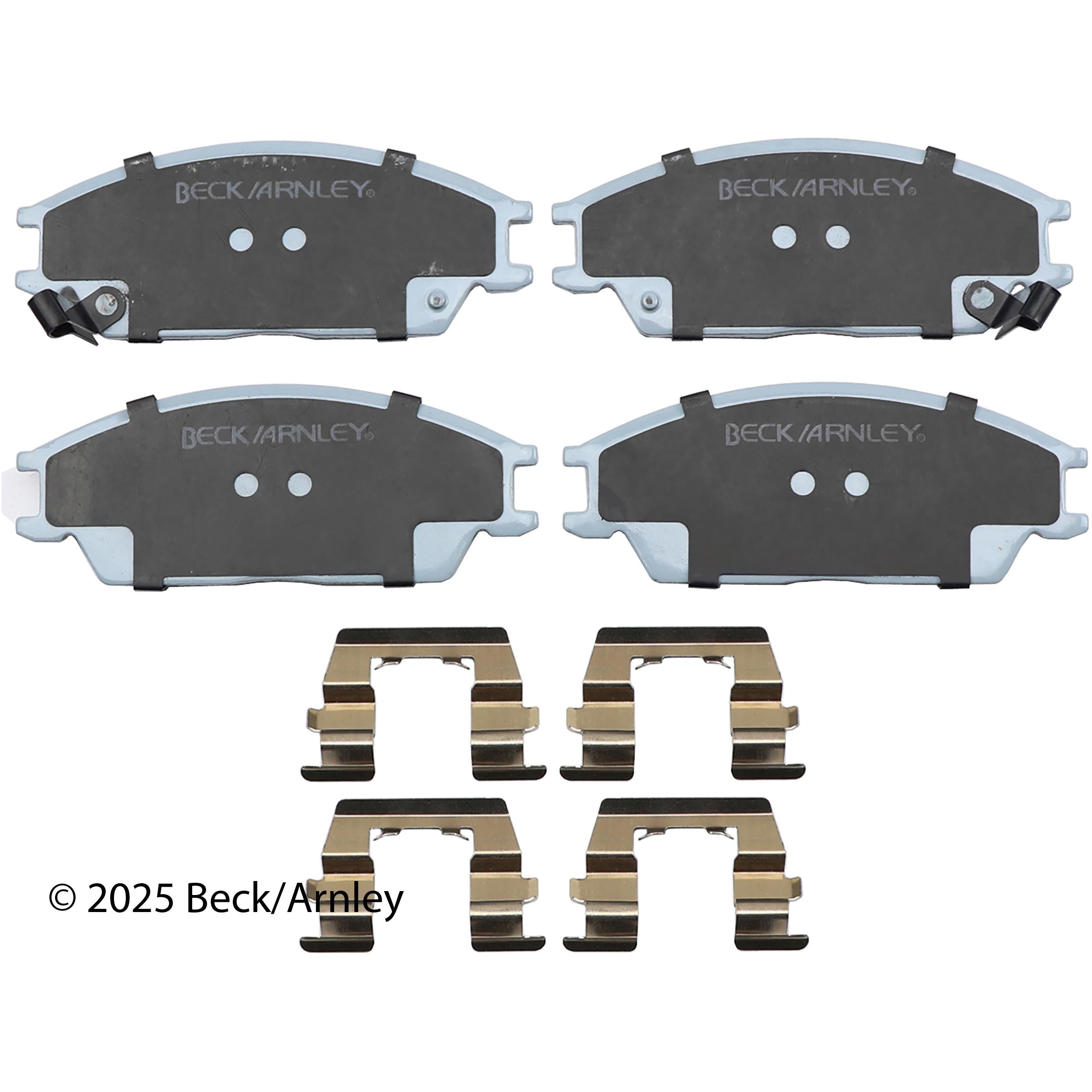 Beck / Arnley Ceramic Disc Brake Pad Set 085-6337