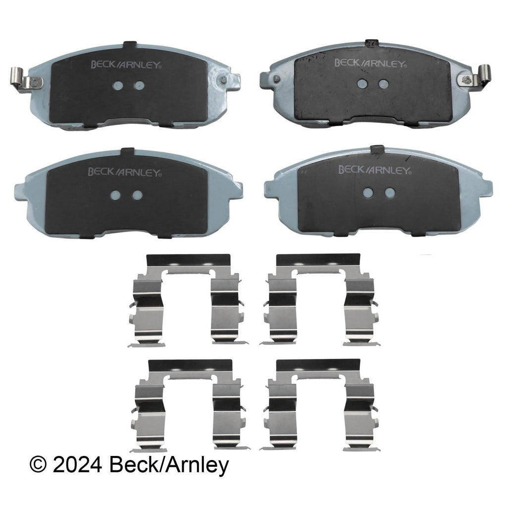 Beck / Arnley Ceramic Disc Brake Pad Set 085-6370