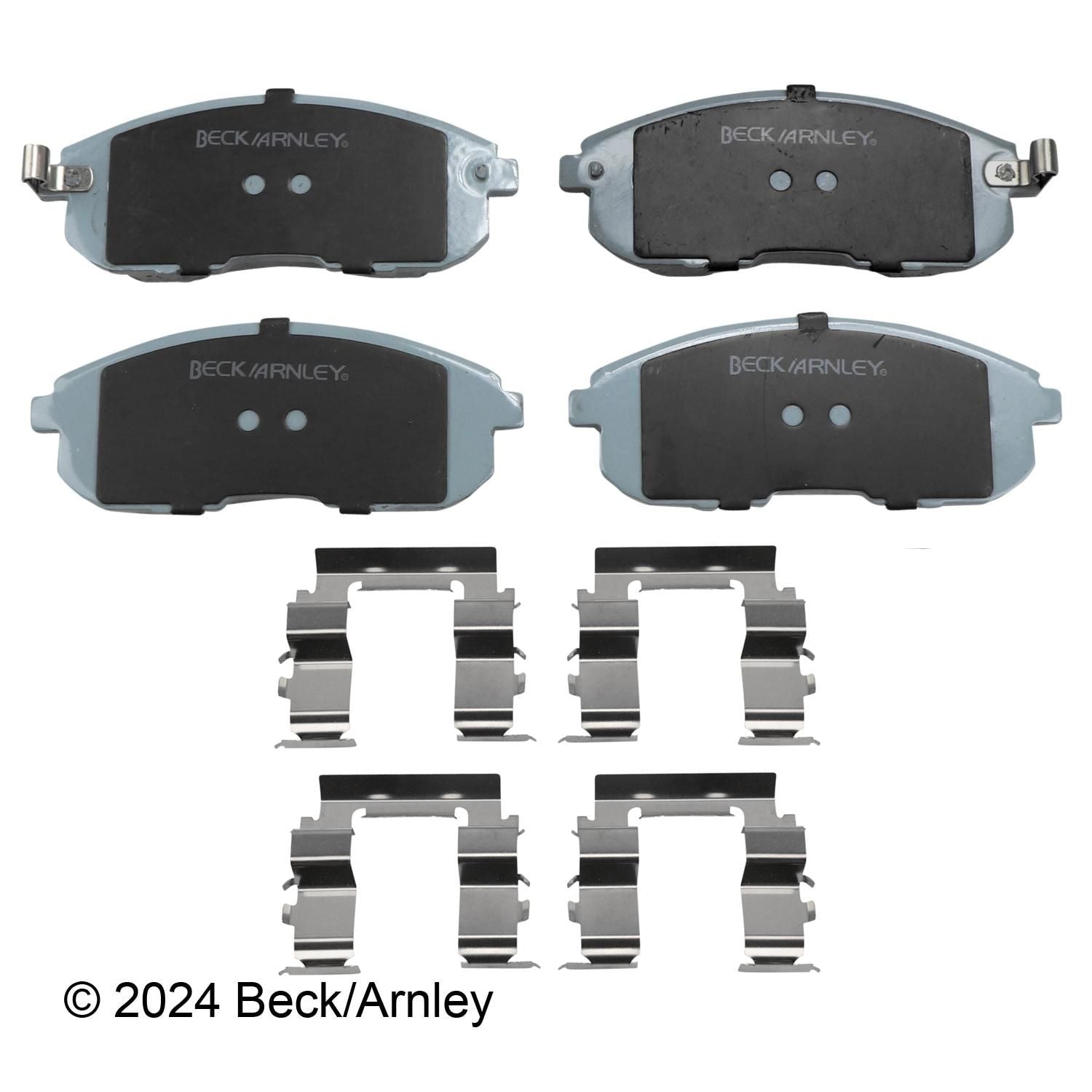 Beck / Arnley Ceramic Disc Brake Pad Set 085-6370