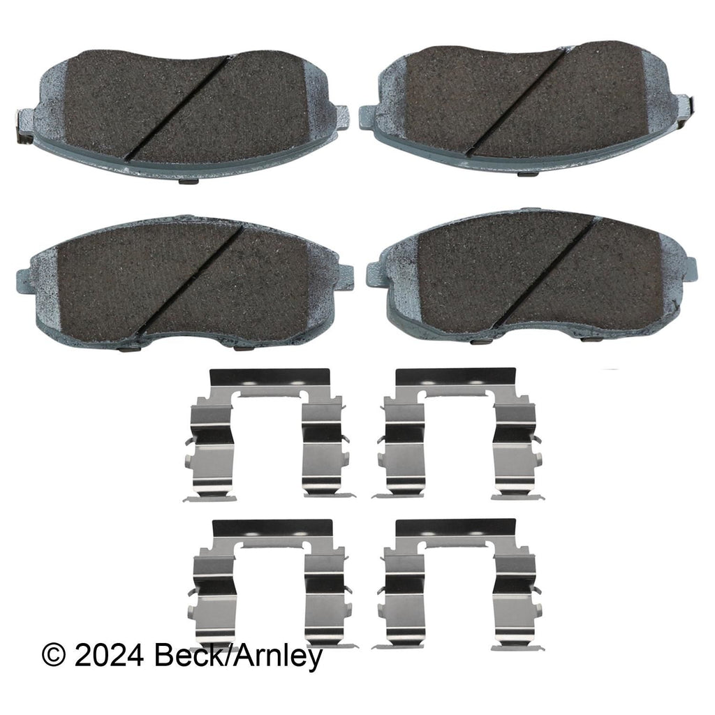 Beck / Arnley Ceramic Disc Brake Pad Set 085-6370