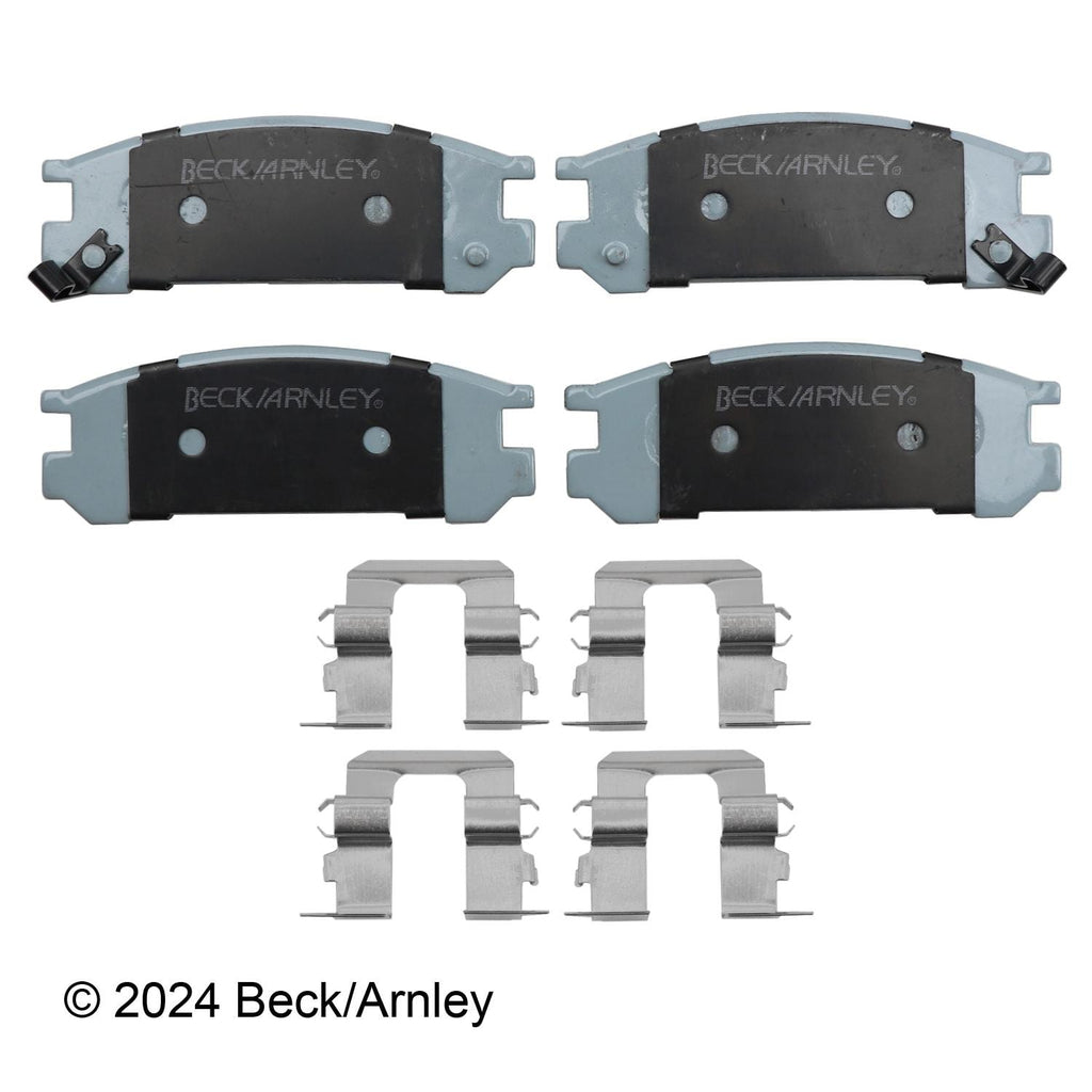 Beck / Arnley Ceramic Disc Brake Pad Set 085-6378