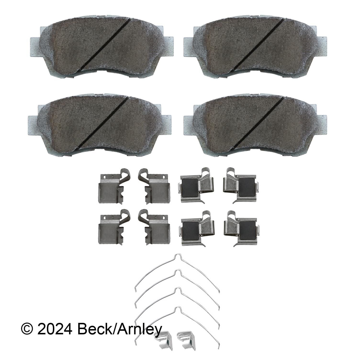 Beck / Arnley Ceramic Disc Brake Pad Set 085-6379