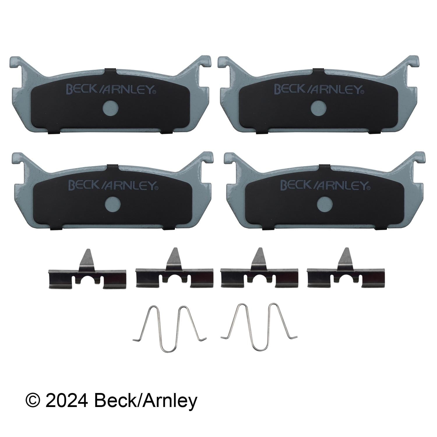 Beck / Arnley Organic Disc Brake Pad Set 085-6389