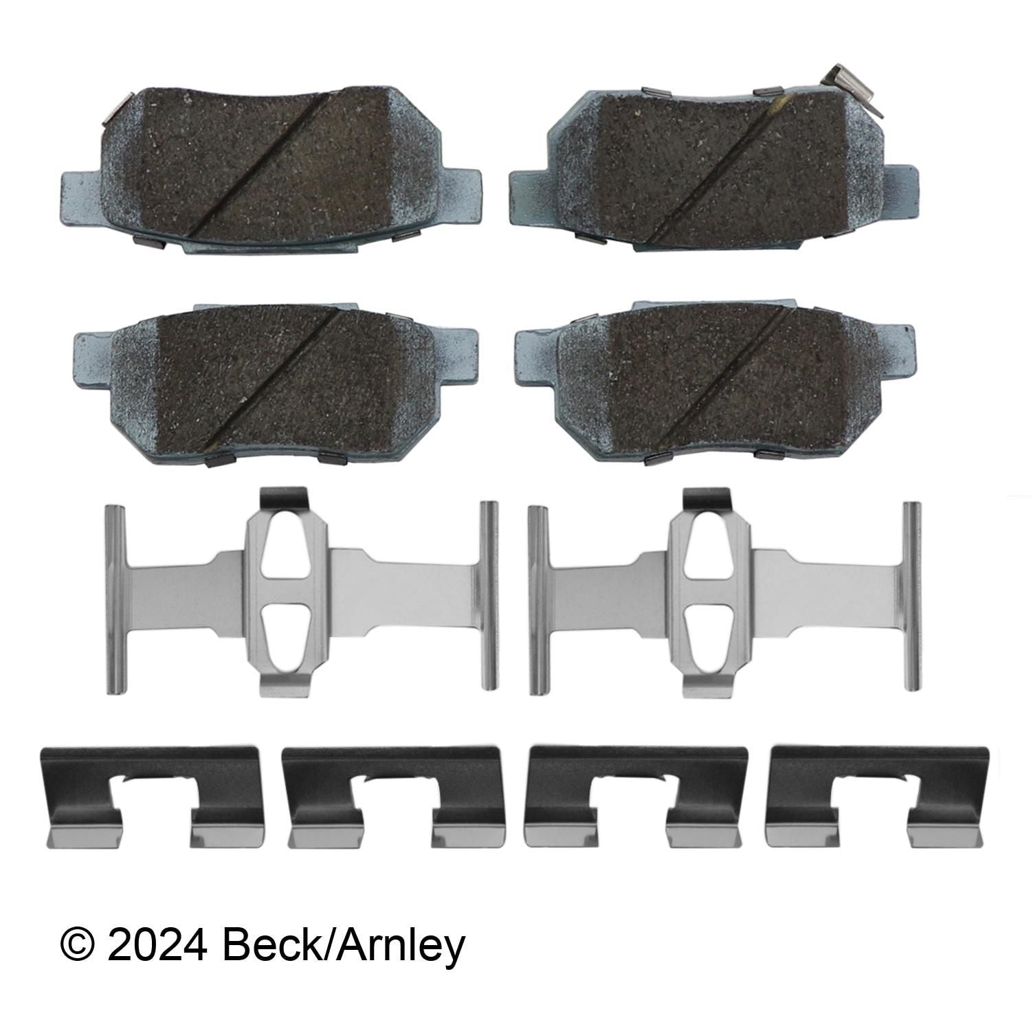 Beck / Arnley Ceramic Disc Brake Pad Set 085-6431