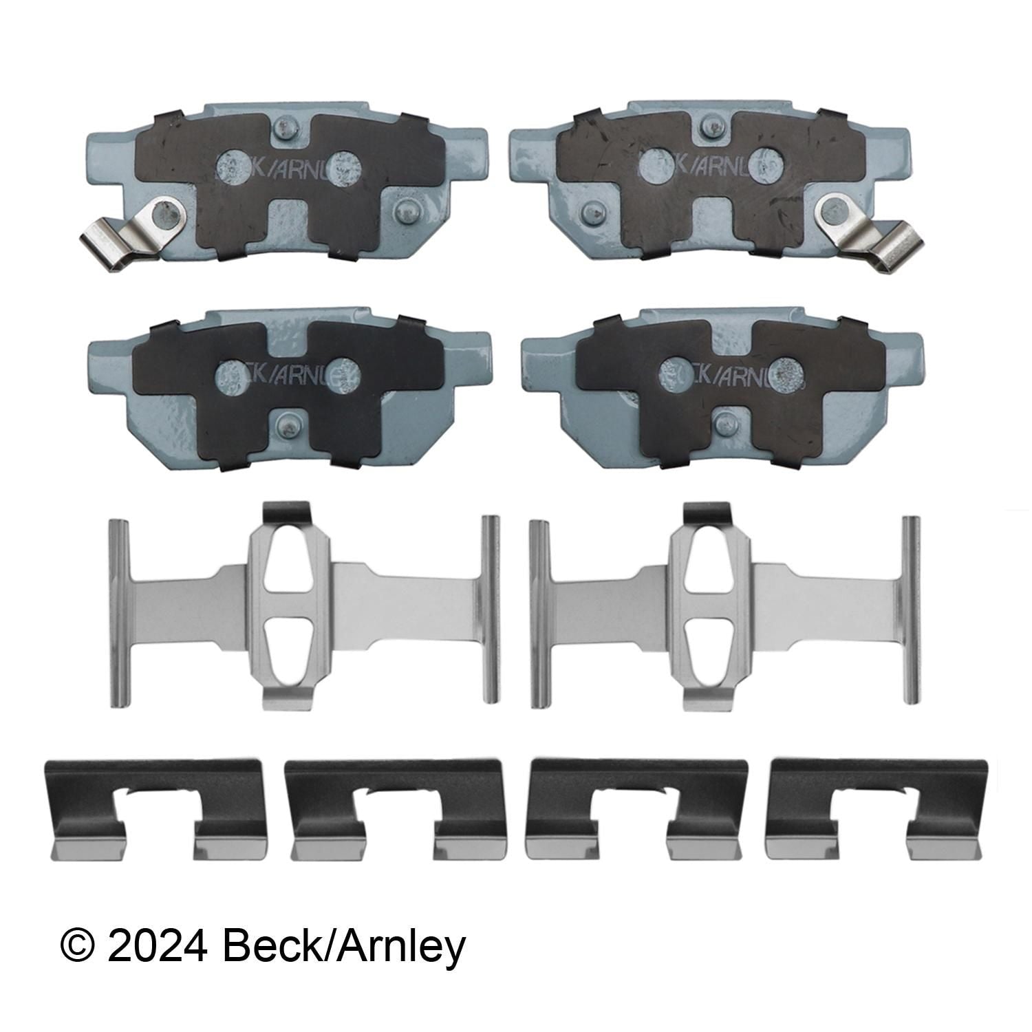 Beck / Arnley Ceramic Disc Brake Pad Set 085-6431
