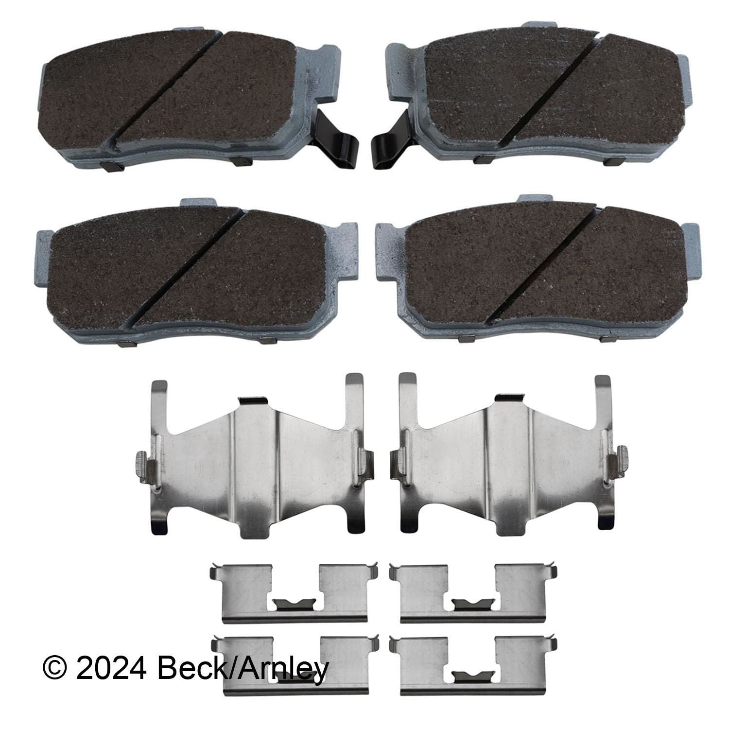 Beck / Arnley Ceramic Brake Pads 085-6447